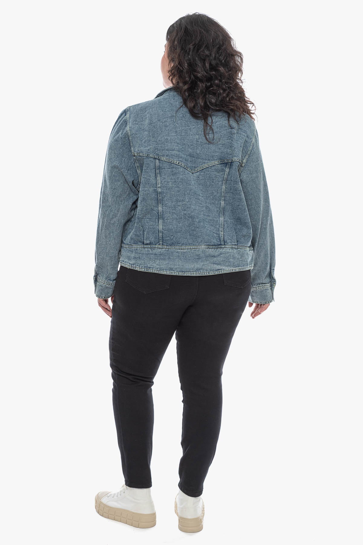 LORETTA washed denim jacket