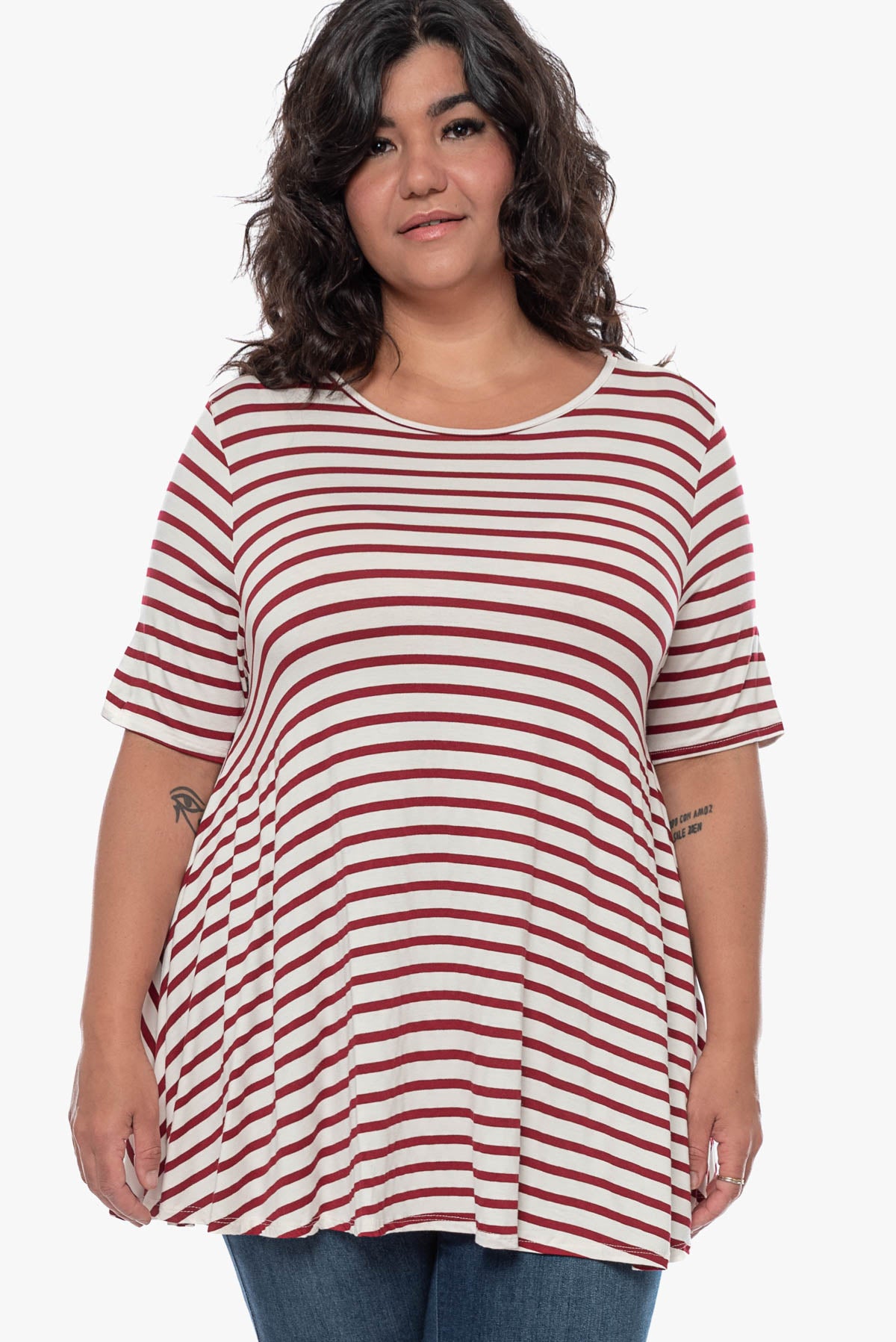 EMELDA striped top