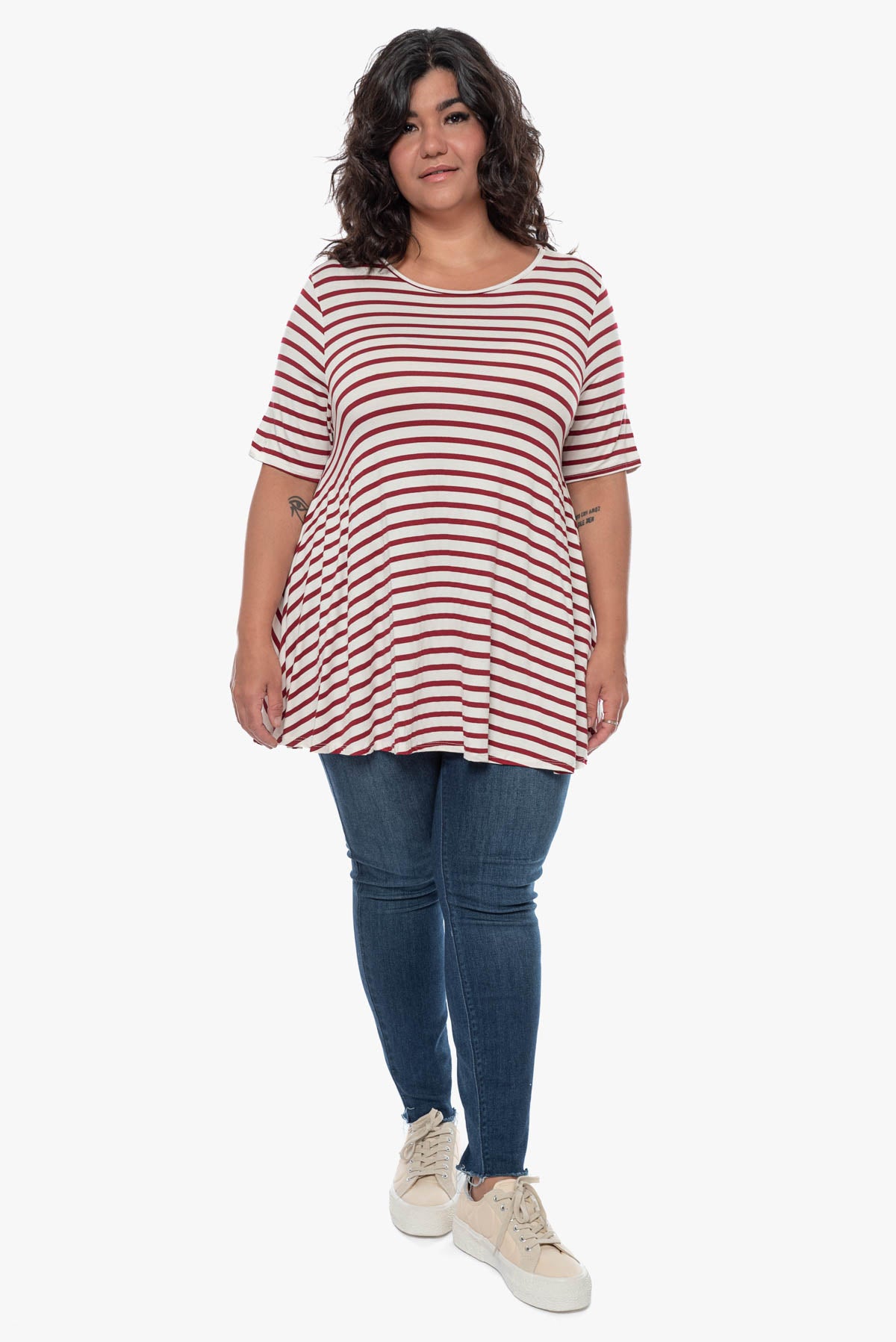EMELDA striped top
