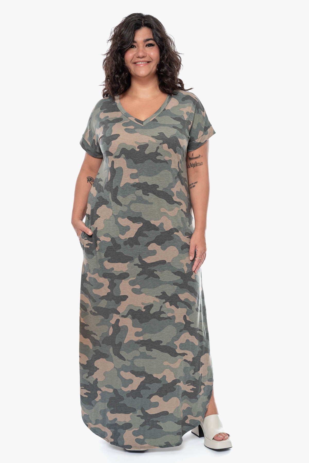 LEILA camo dress