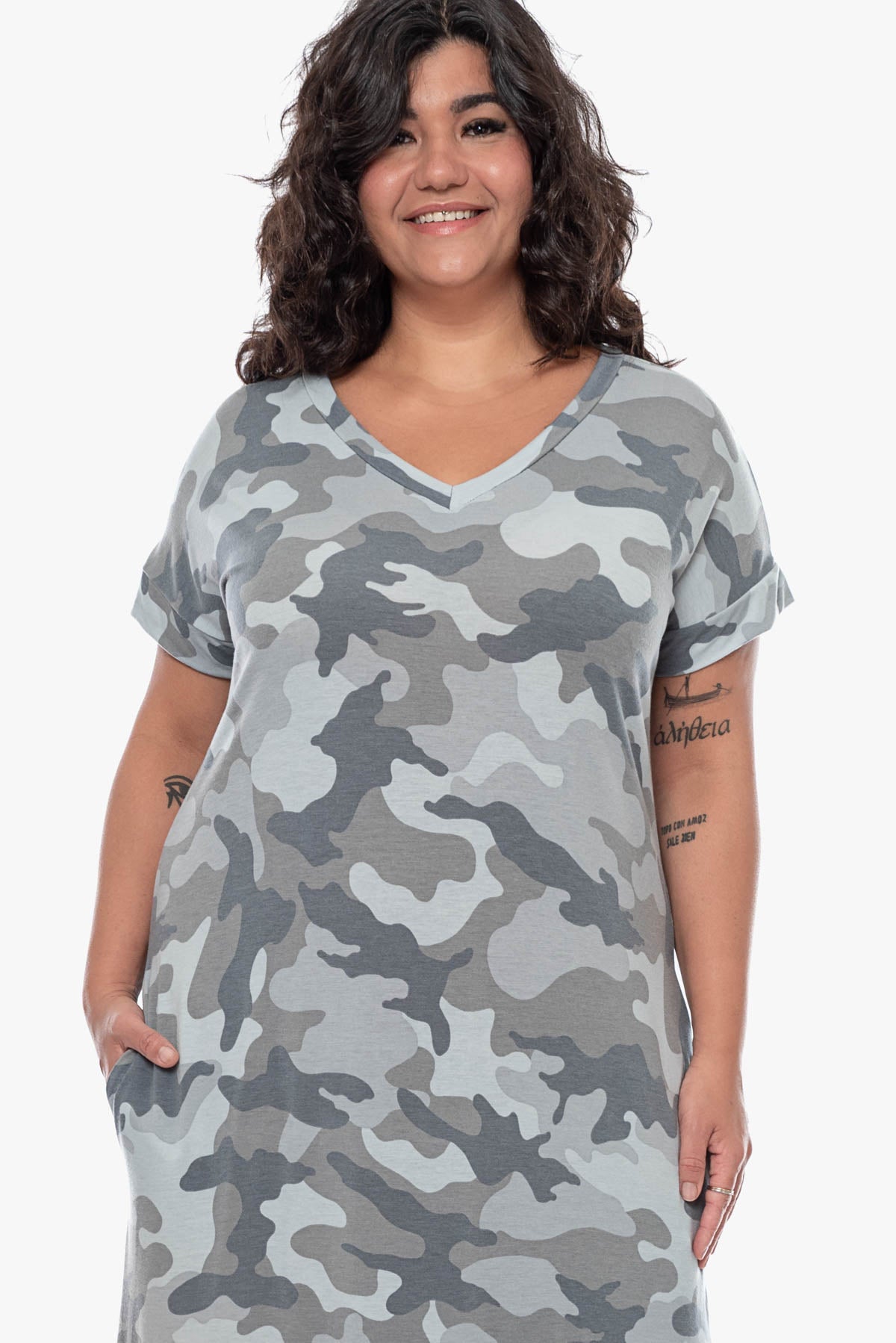 LEILA camo dress
