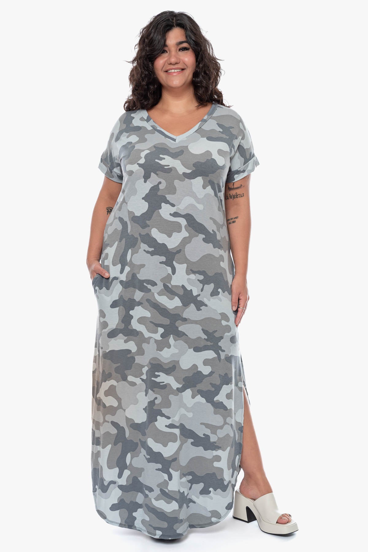 LEILA camo dress