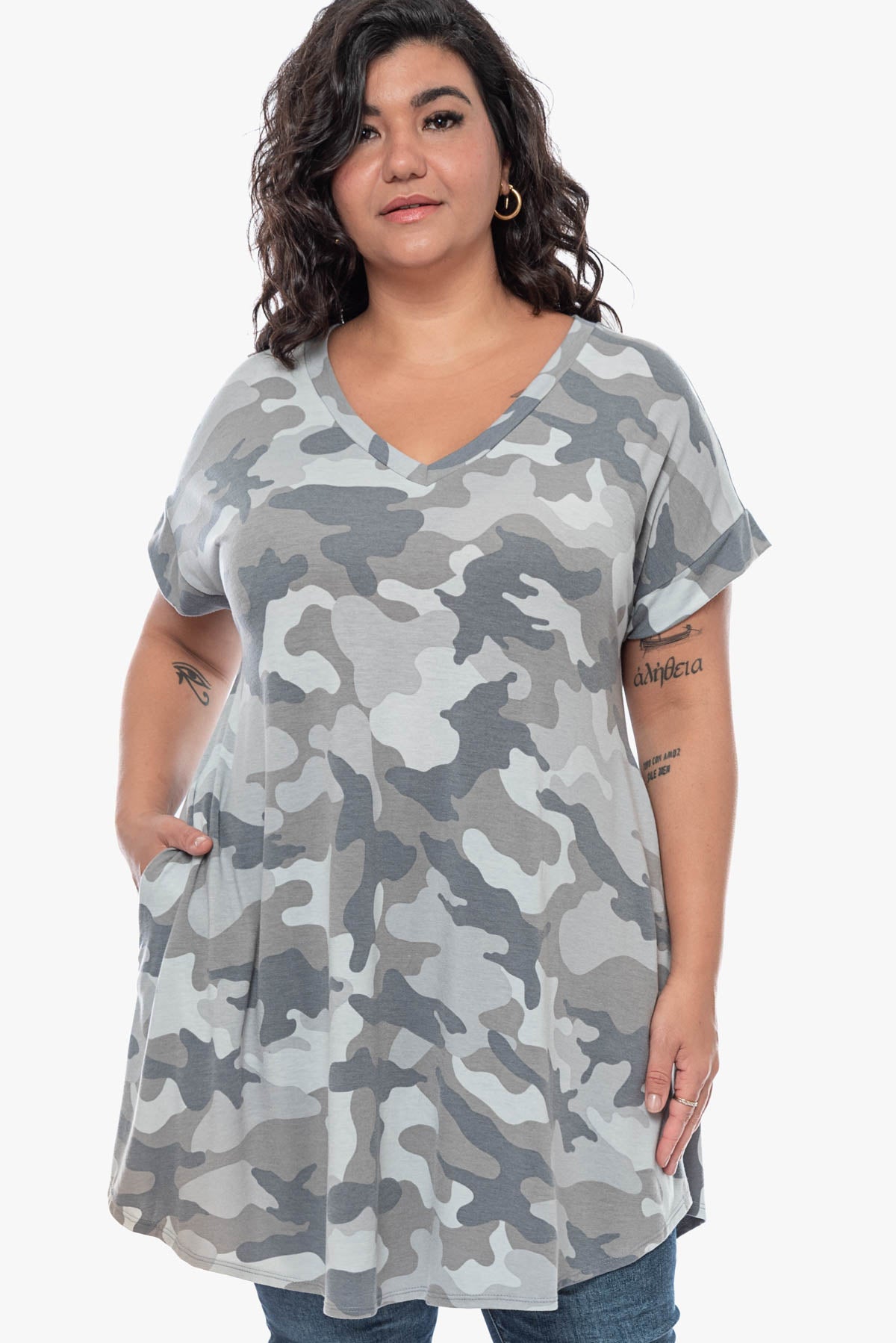 MACIE jersey tunic