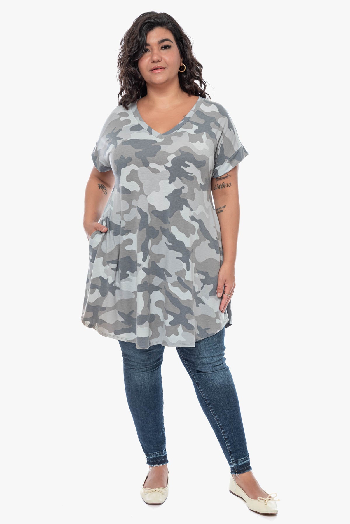 MACIE jersey tunic