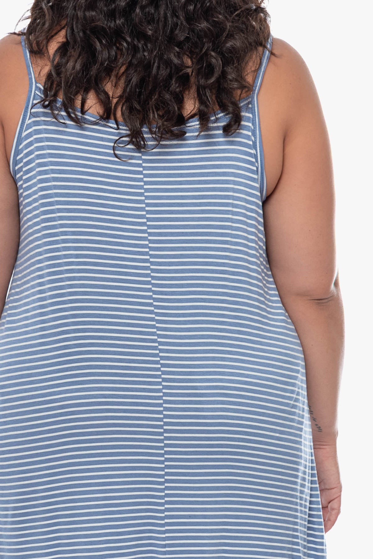 MONIQUE striped tank-top