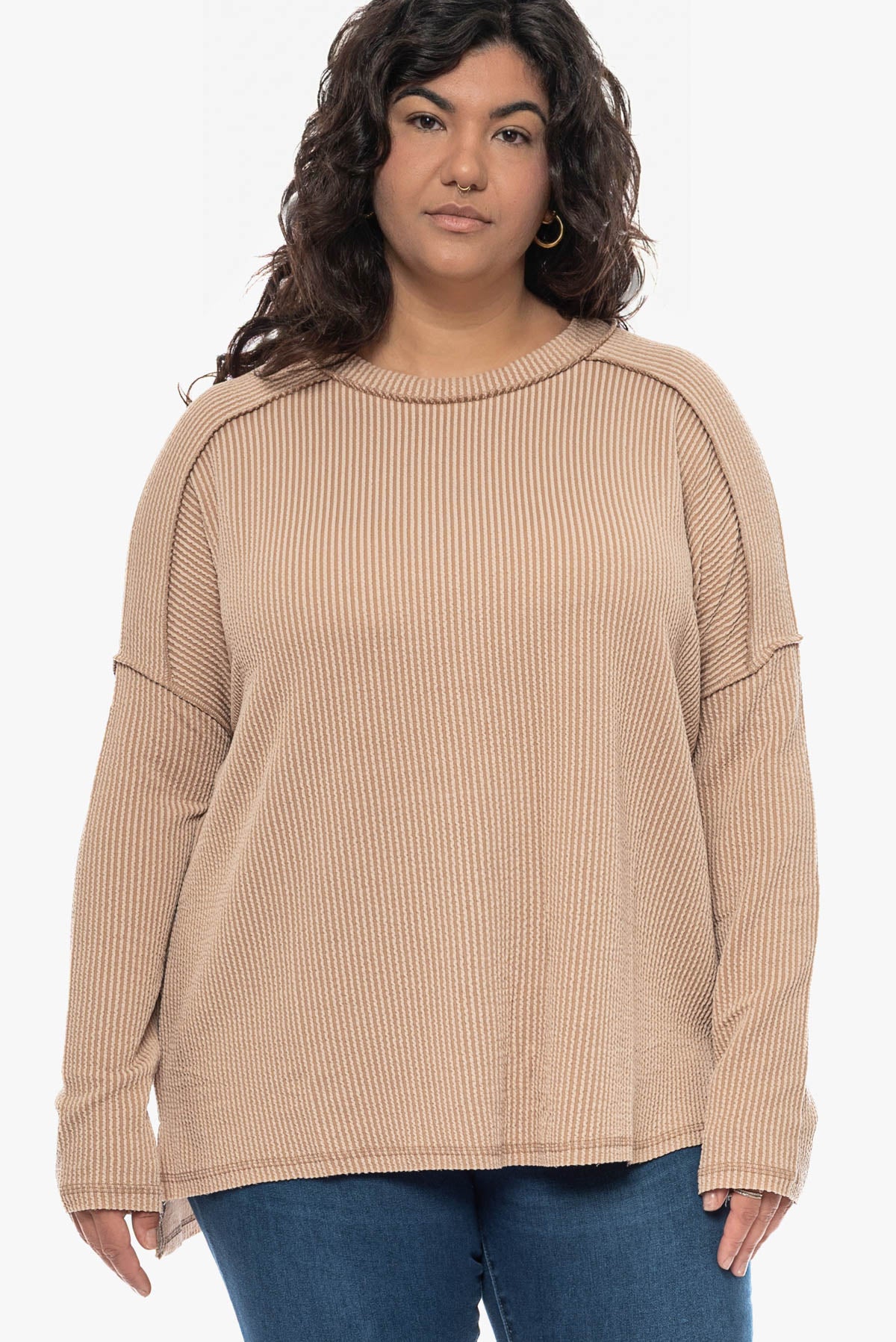 LEAH long-sleeve top