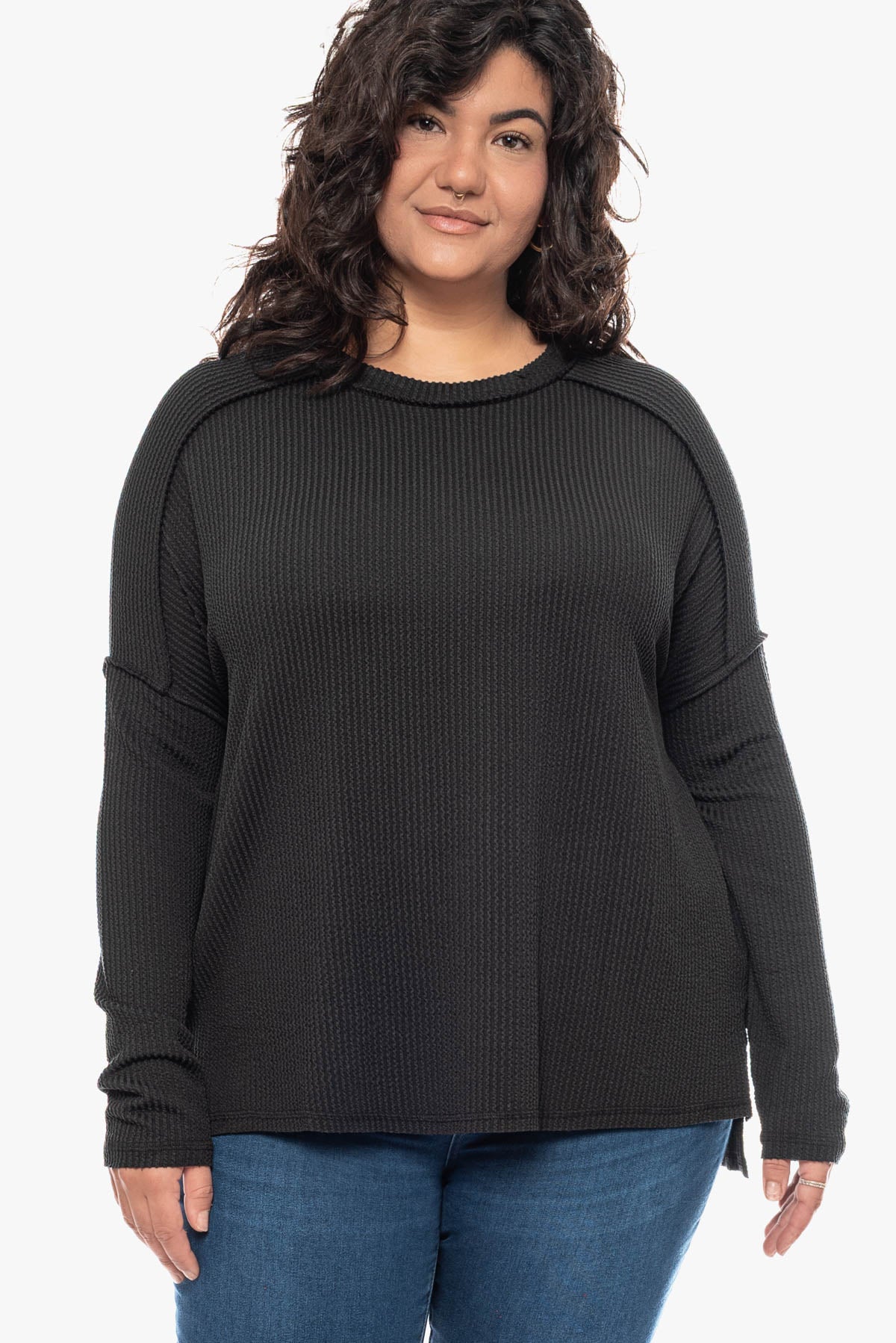 LEAH long-sleeve top