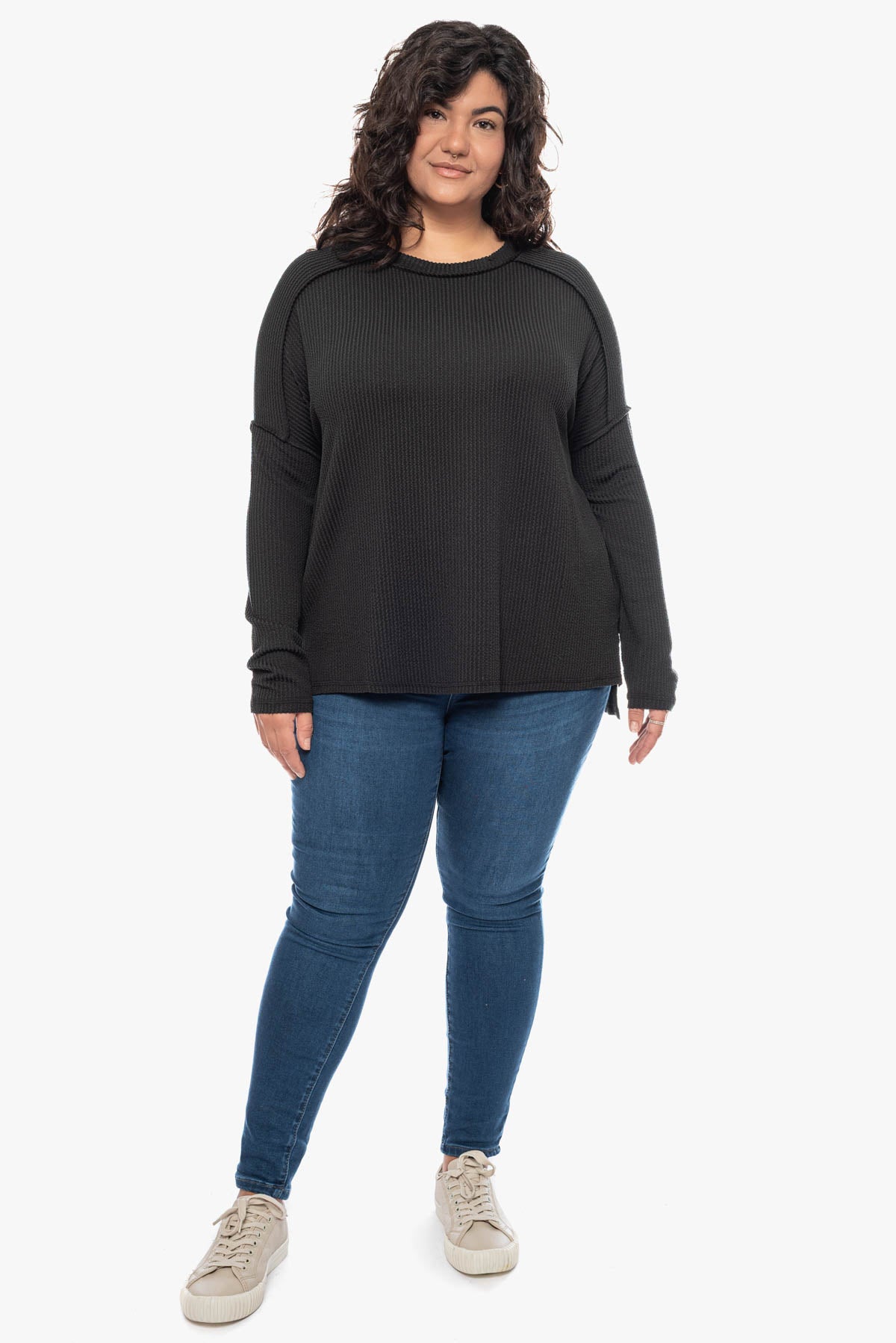 LEAH long-sleeve top