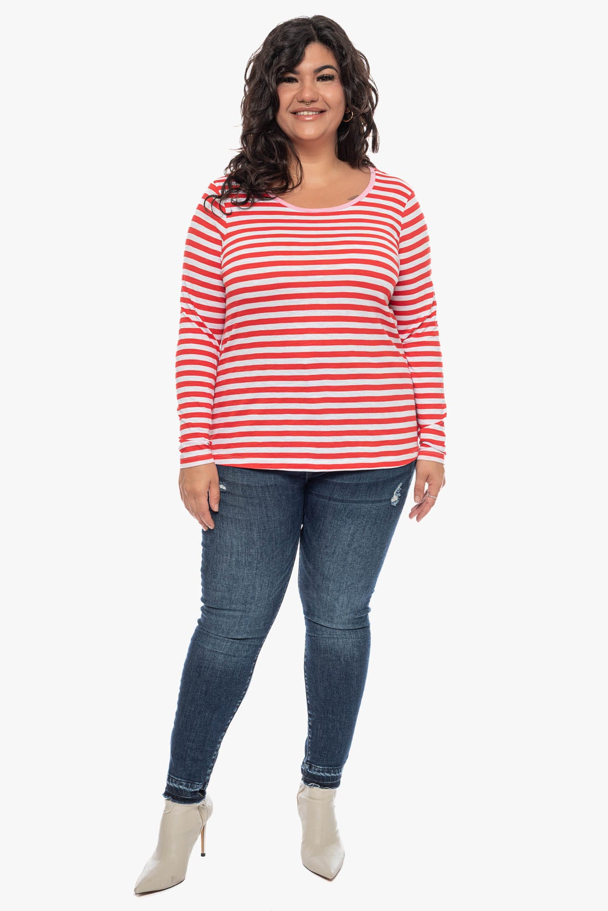 SOFIE striped cotton top