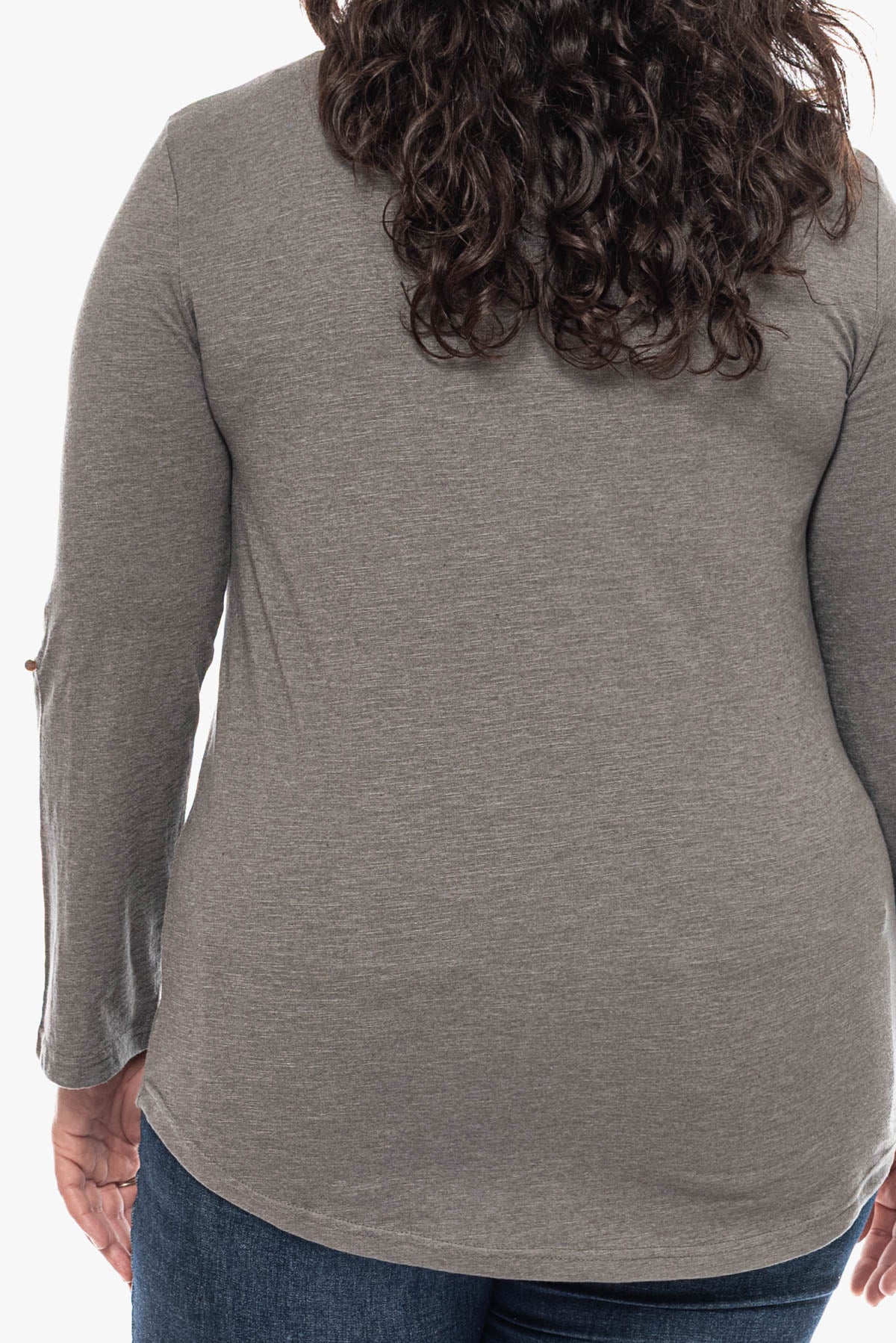 PIXIE cotton Henley top