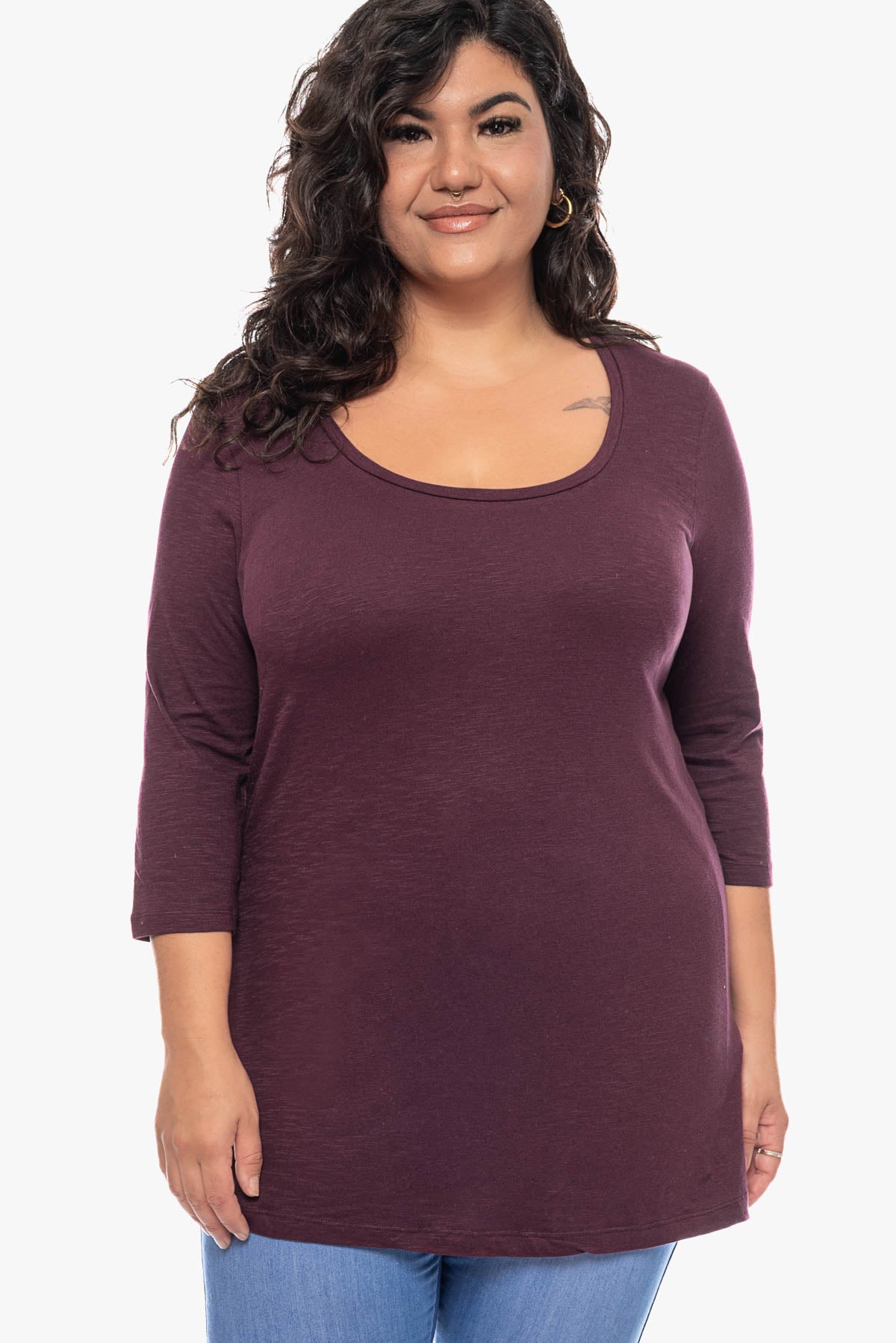 GAYLE 3/4 sleeve tunic