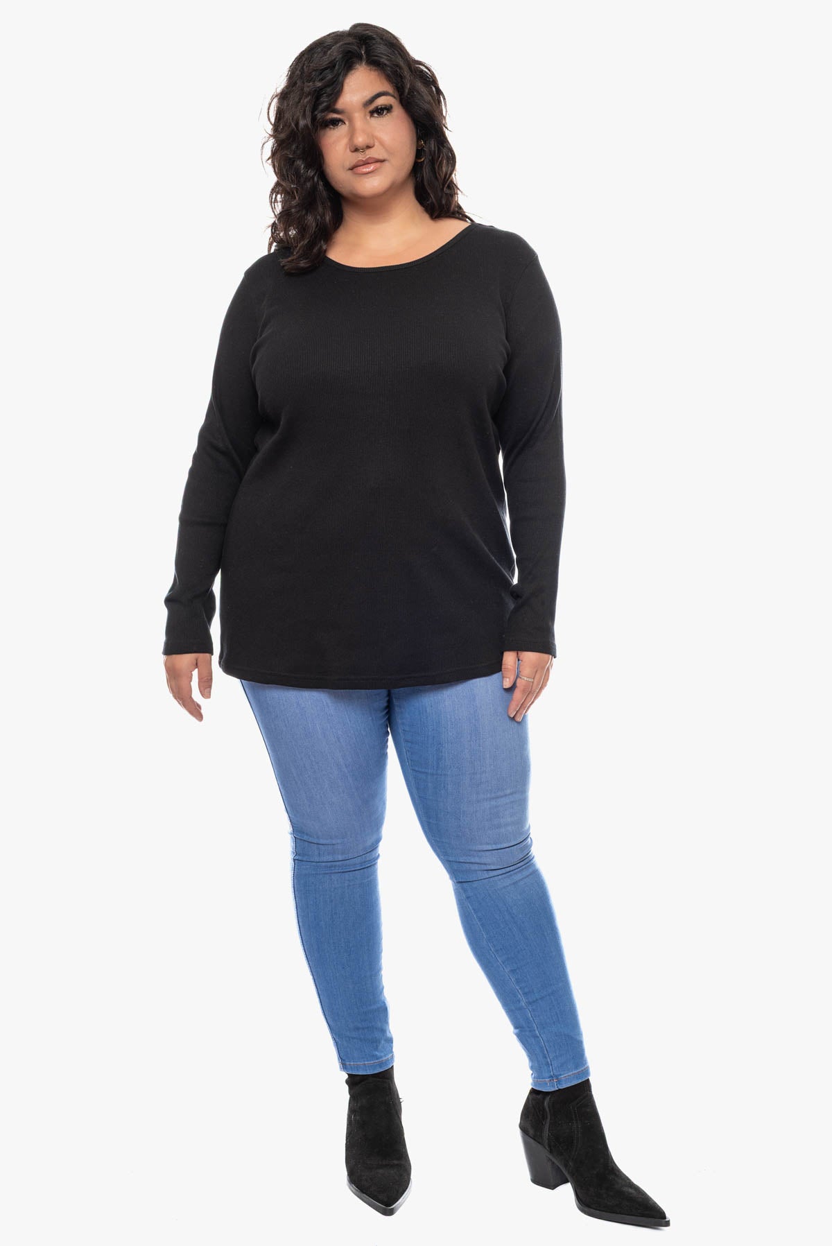 MARIELLA cotton ribbed top