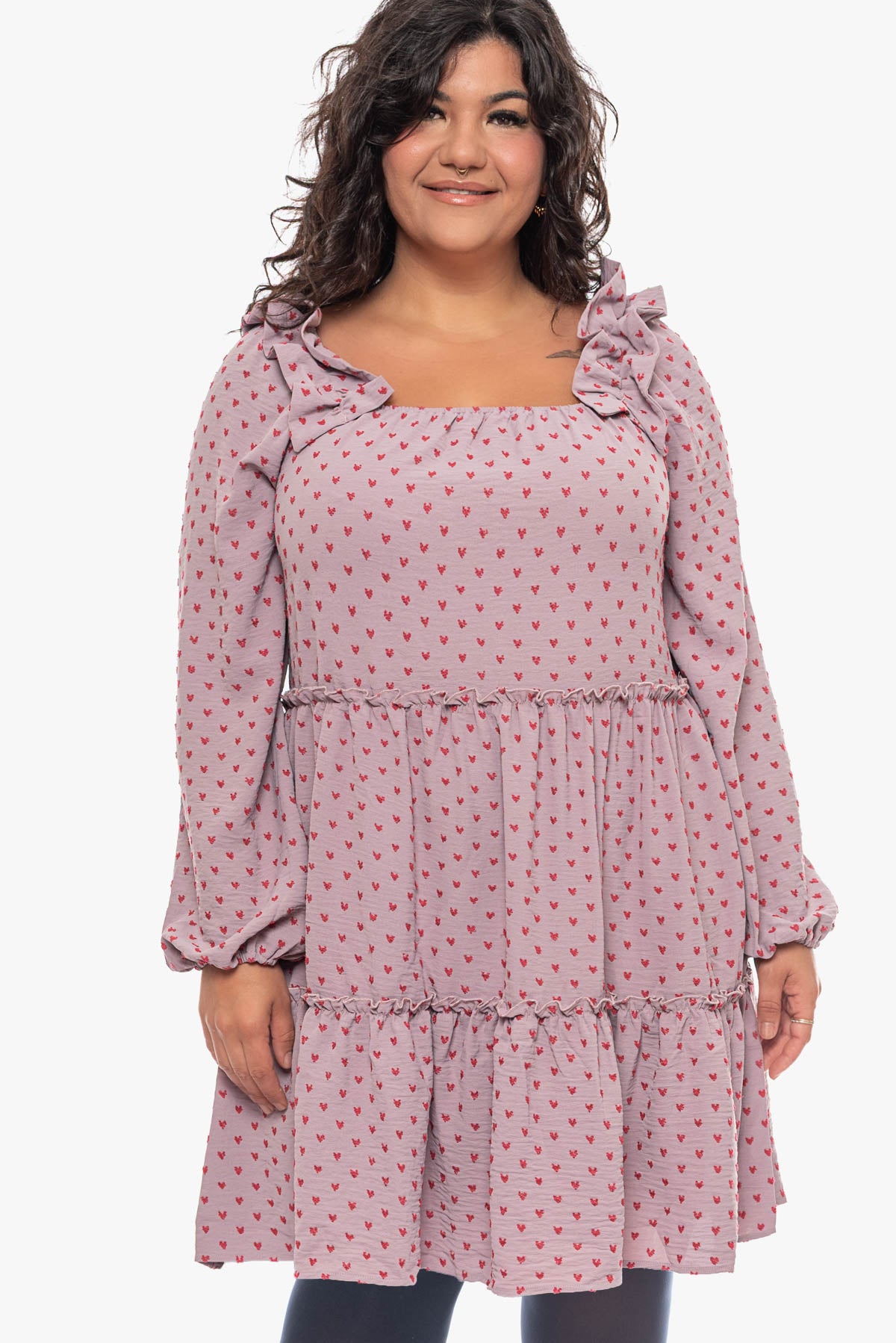 ALINA tiered dress