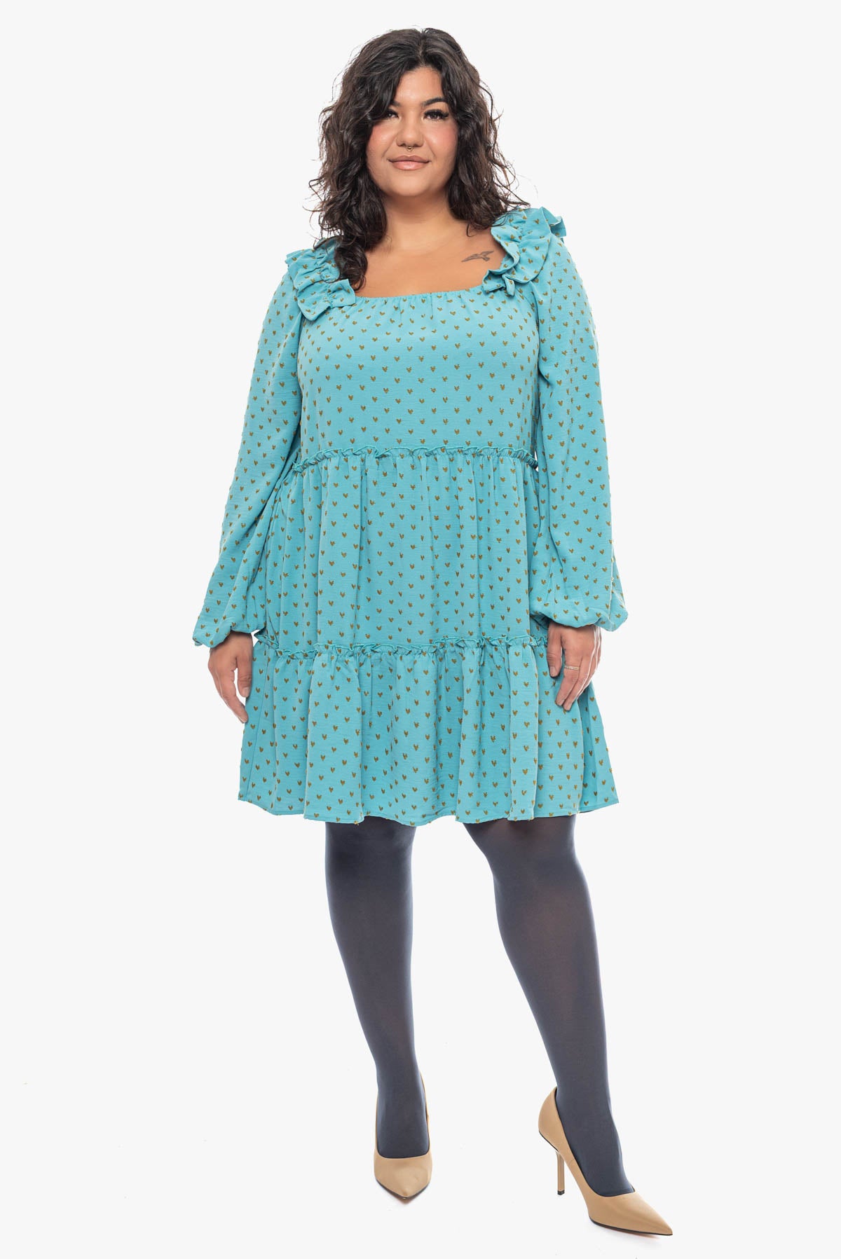 ALINA tiered dress