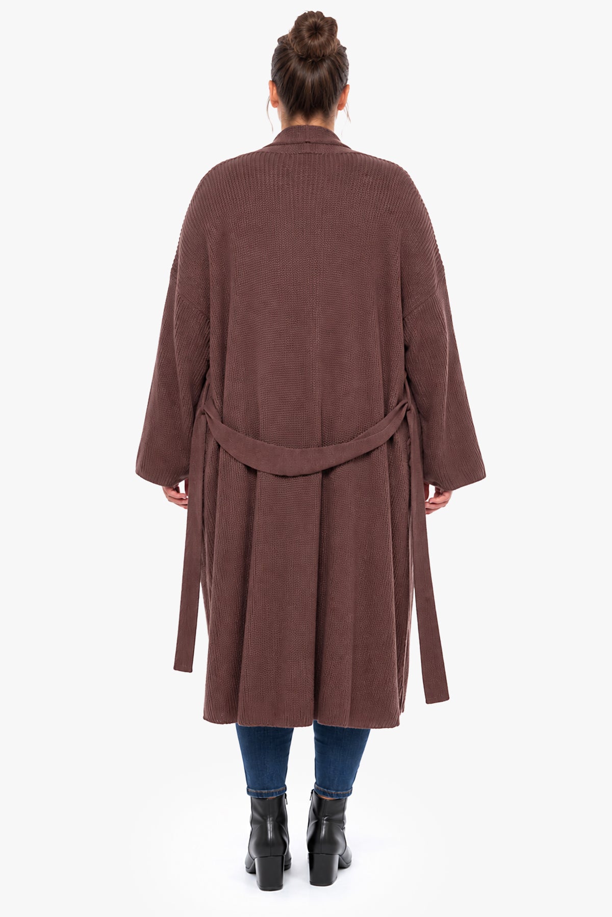 KACEY knitted long cardigan
