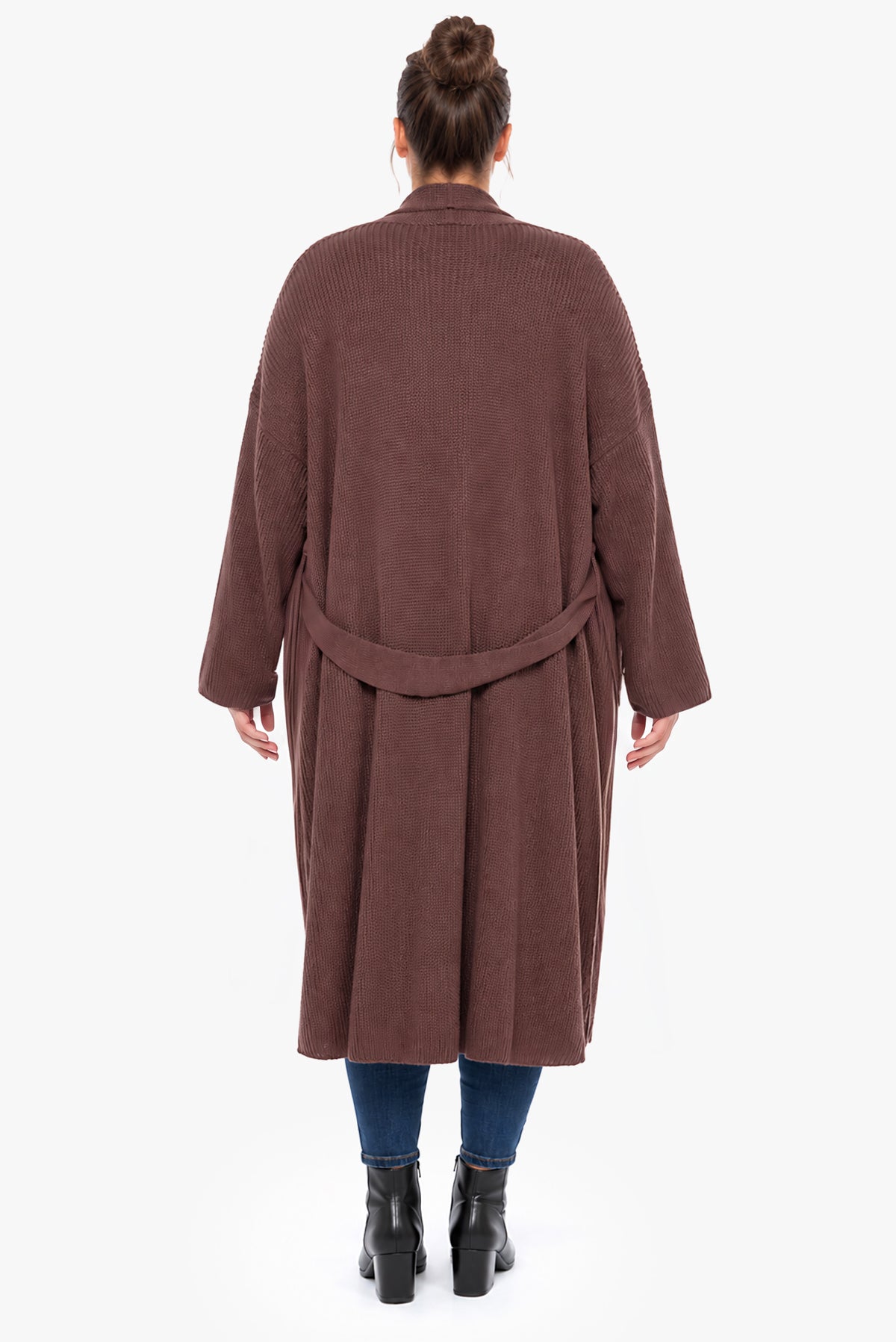 KACEY knitted long cardigan