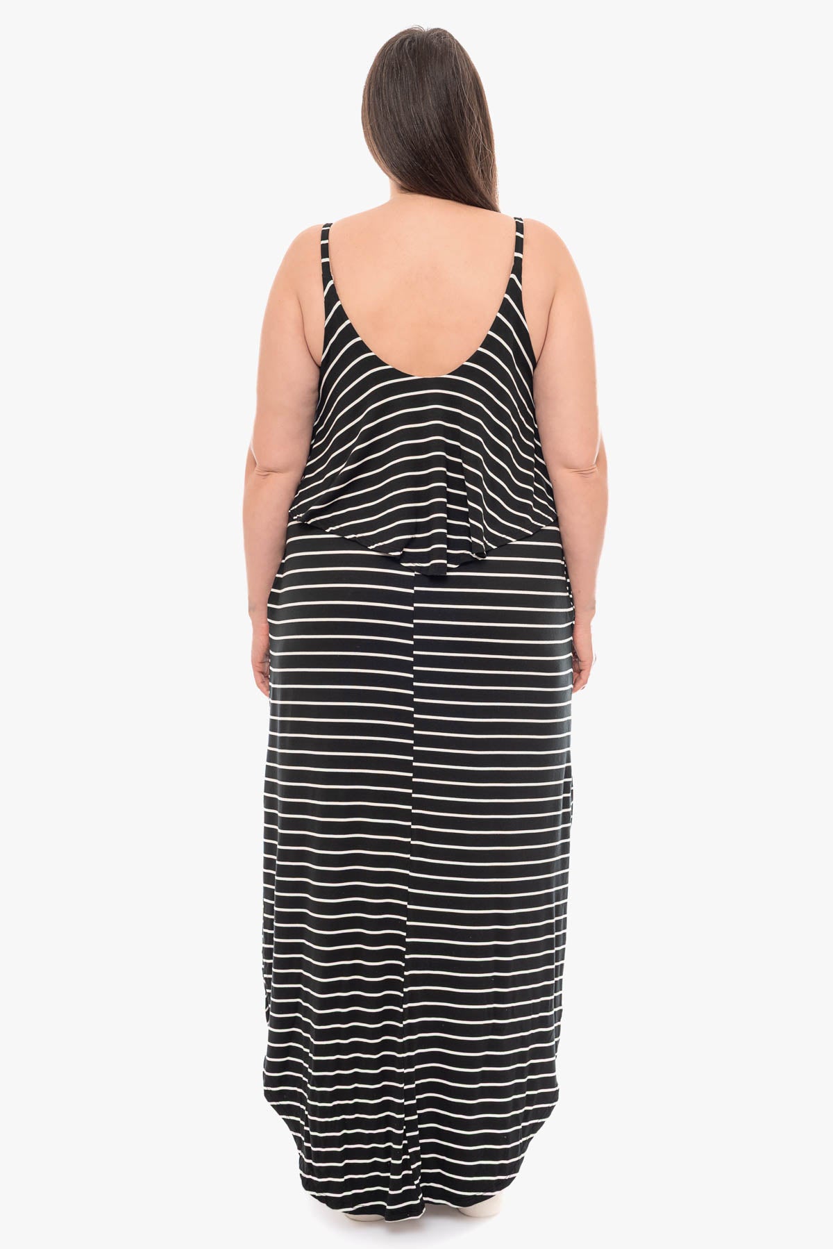 JOLENE striped maxi dress