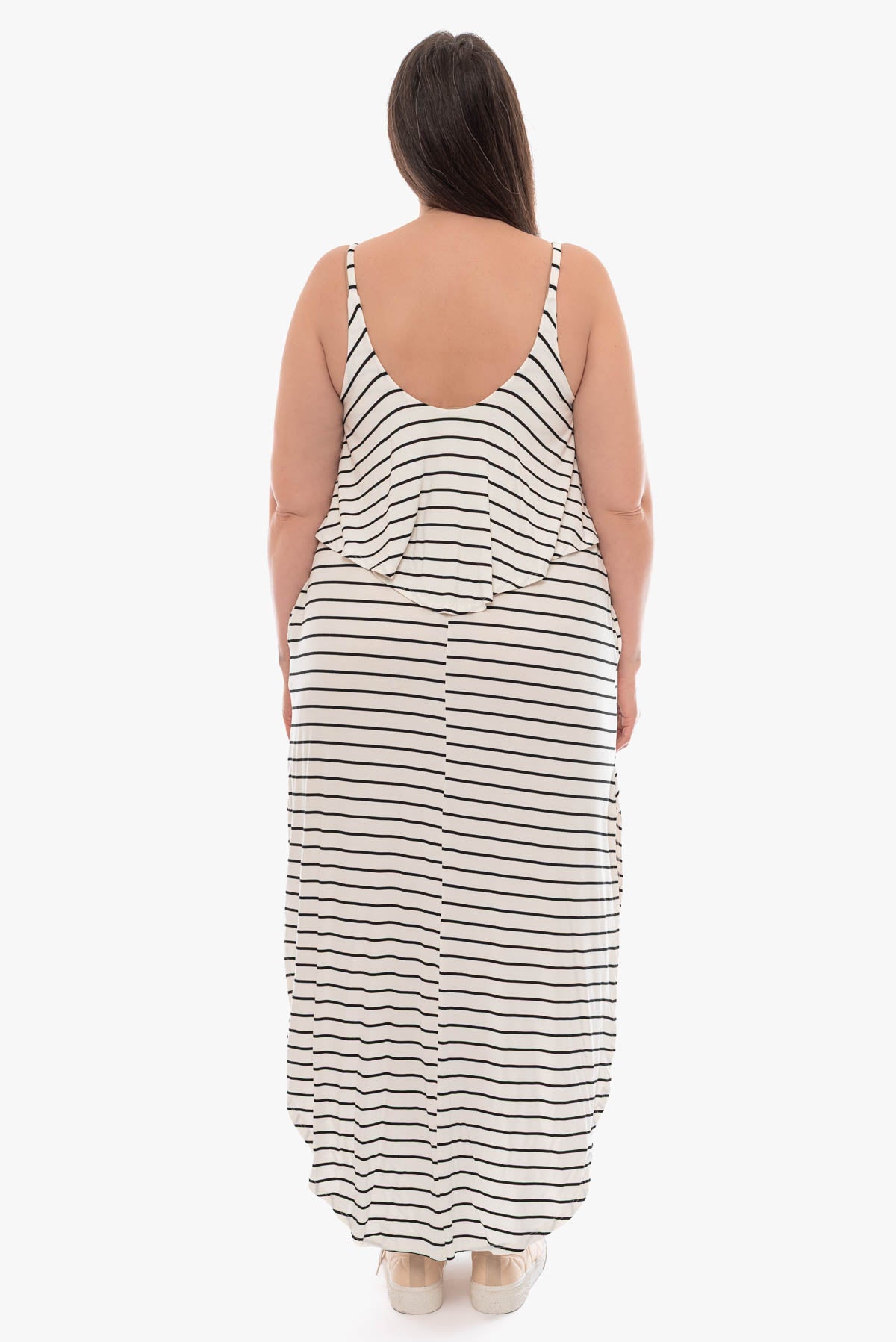 JOLENE striped maxi dress
