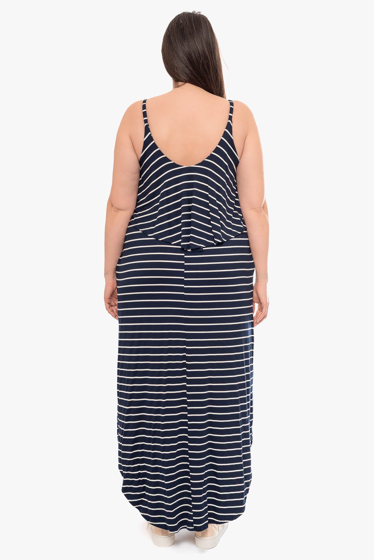JOLENE striped maxi dress