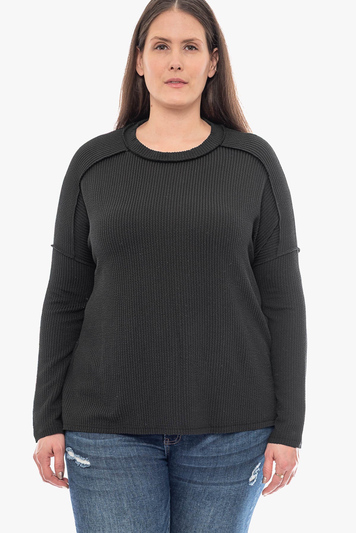 LEAH long-sleeve top