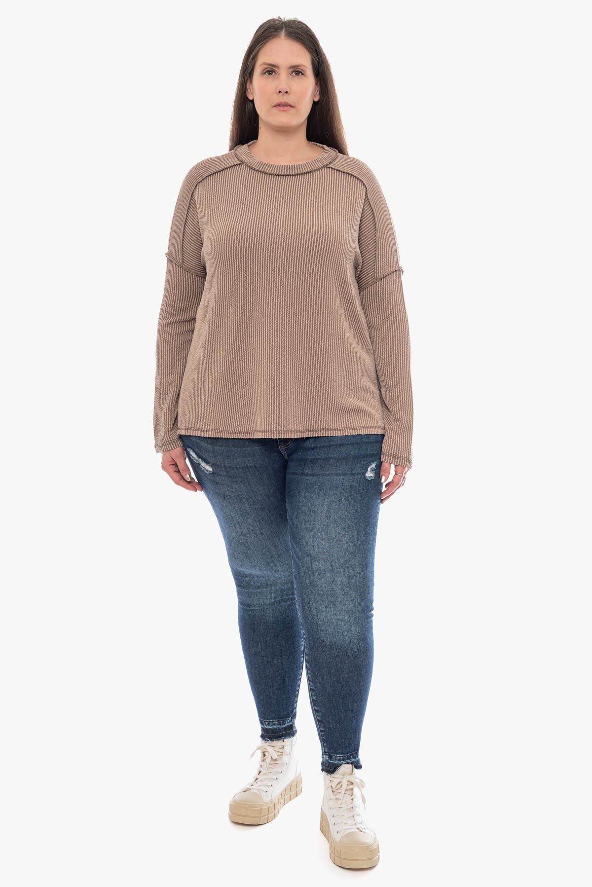 LEAH long-sleeve top