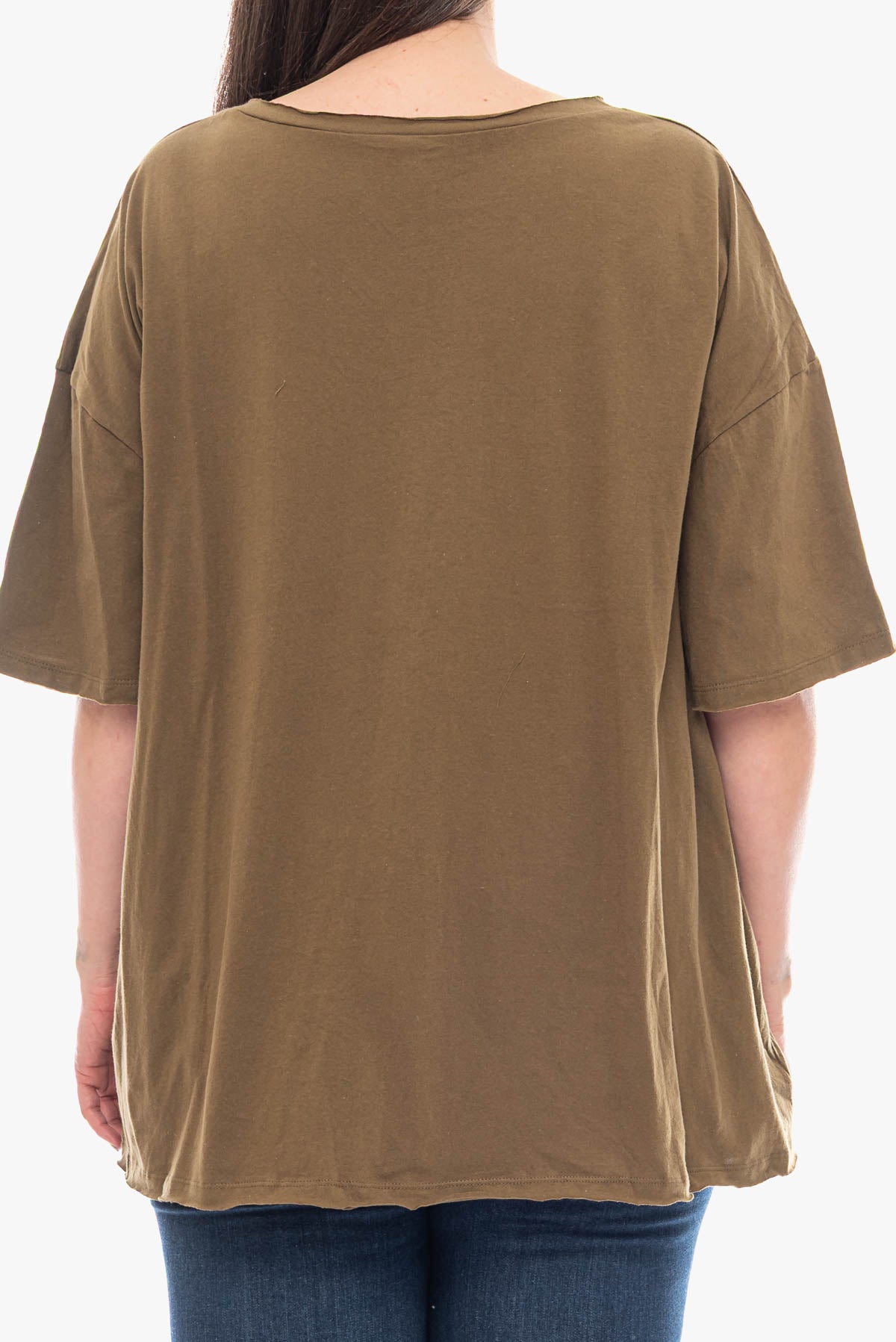 SAHARA oversized cotton top