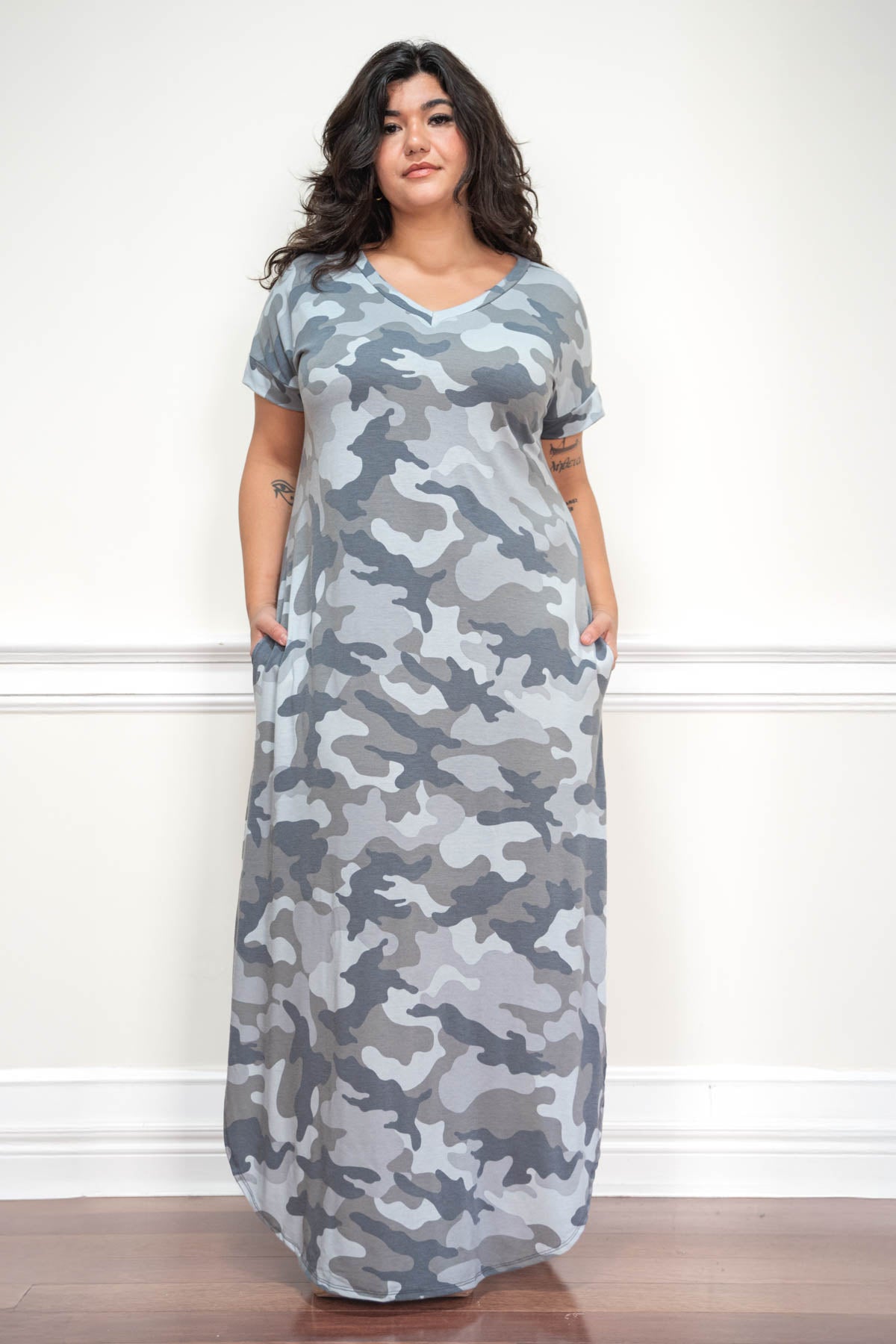 LEILA camo dress