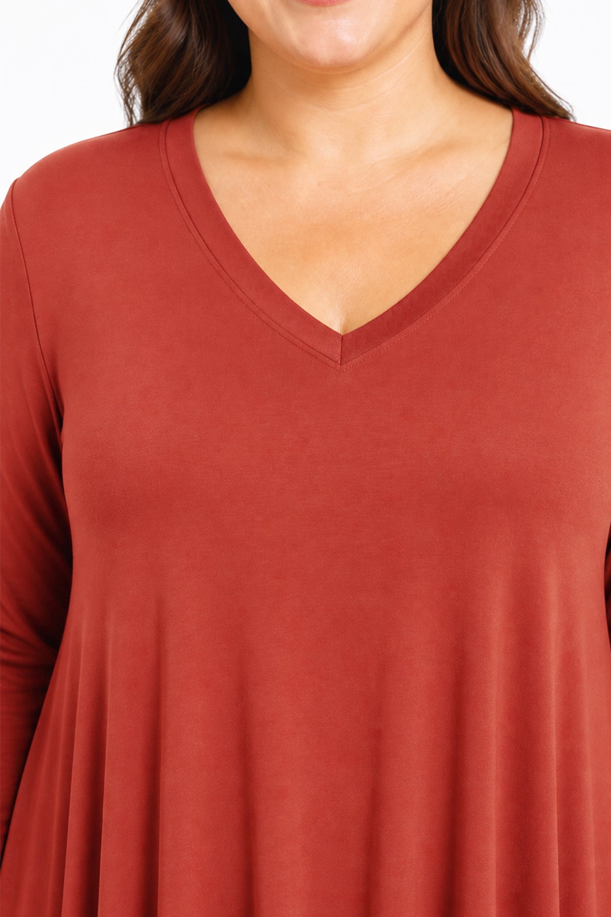 BEVERLY rayon tunic with pockets