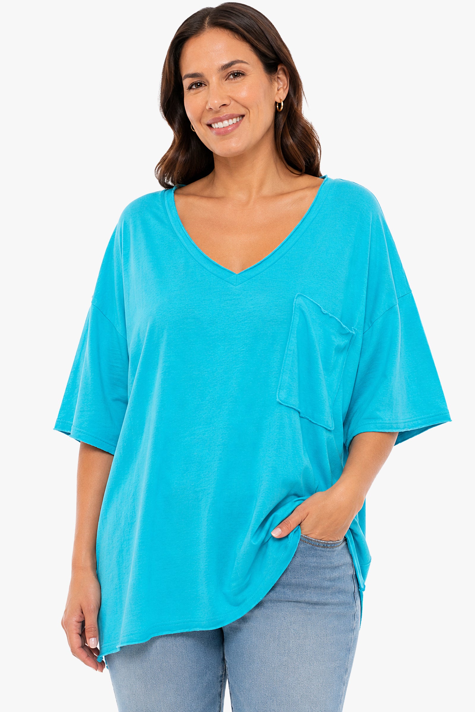 DAISY oversized cotton top
