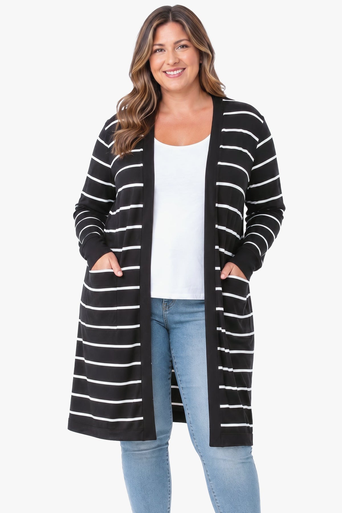 DOREEN striped cardigan