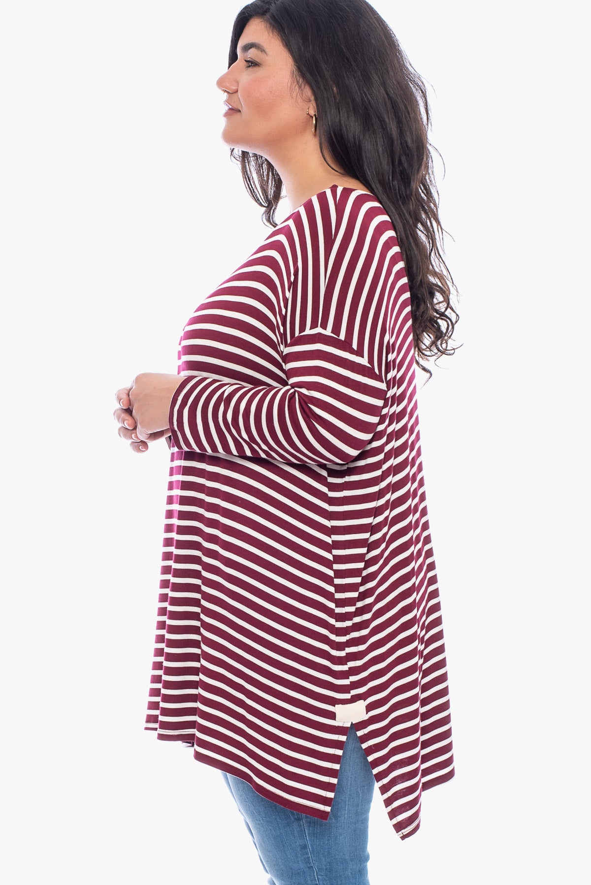 SHERYL striped comfy tunic