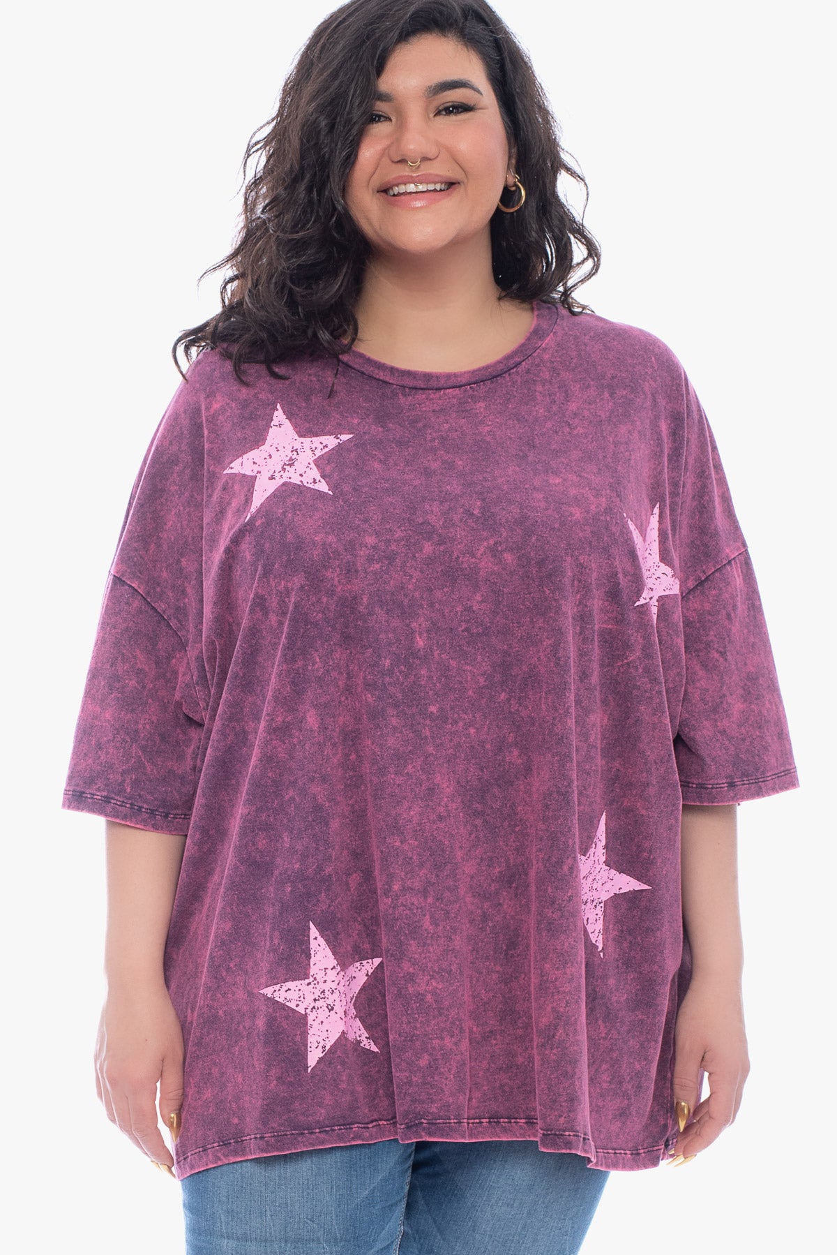 CODY washed oversized top