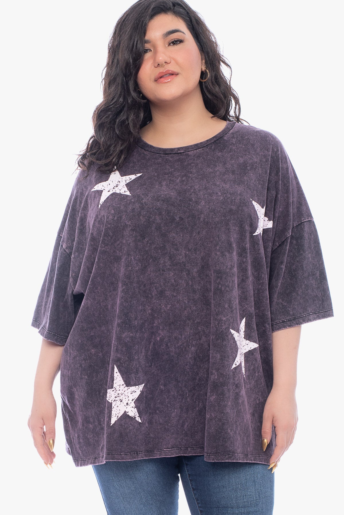 CODY washed oversized top