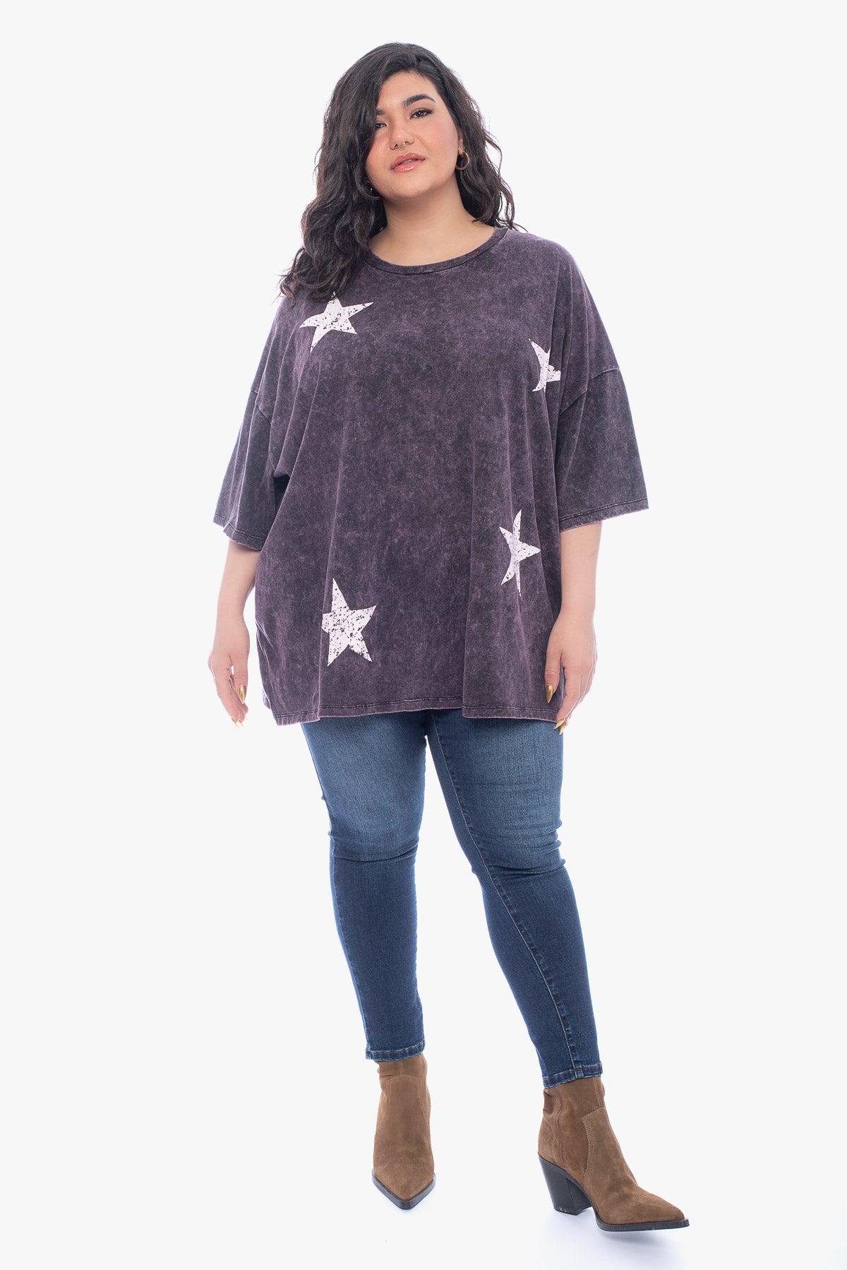 CODY washed oversized top