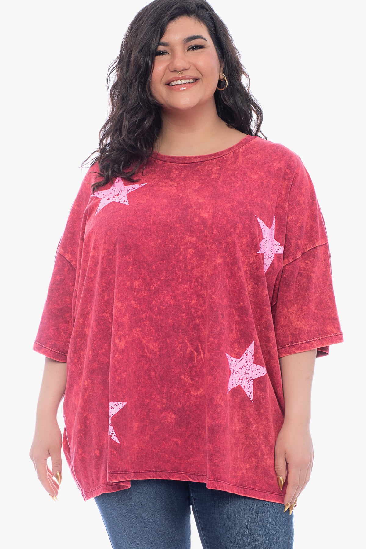 CODY washed oversized top