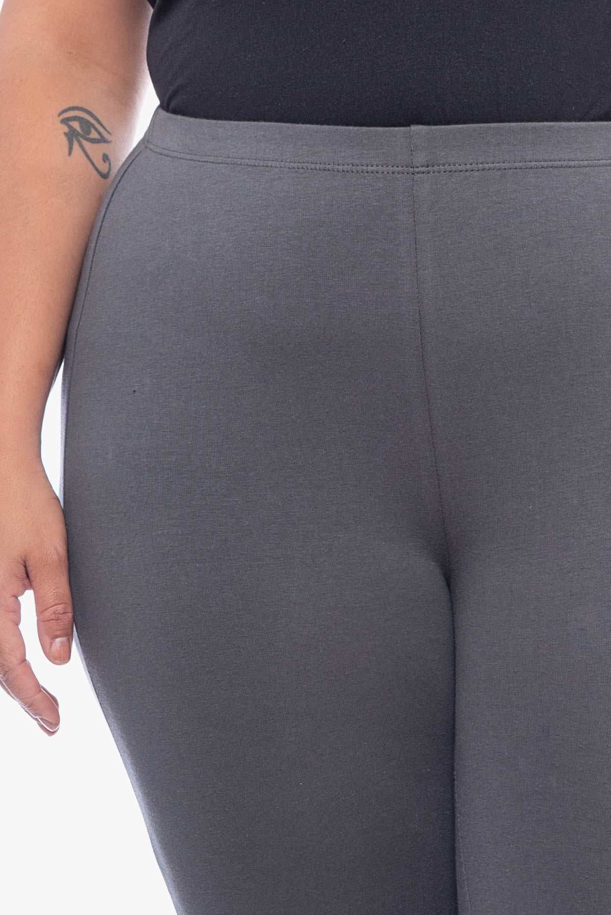 LUIZA queen size dark grey leggings