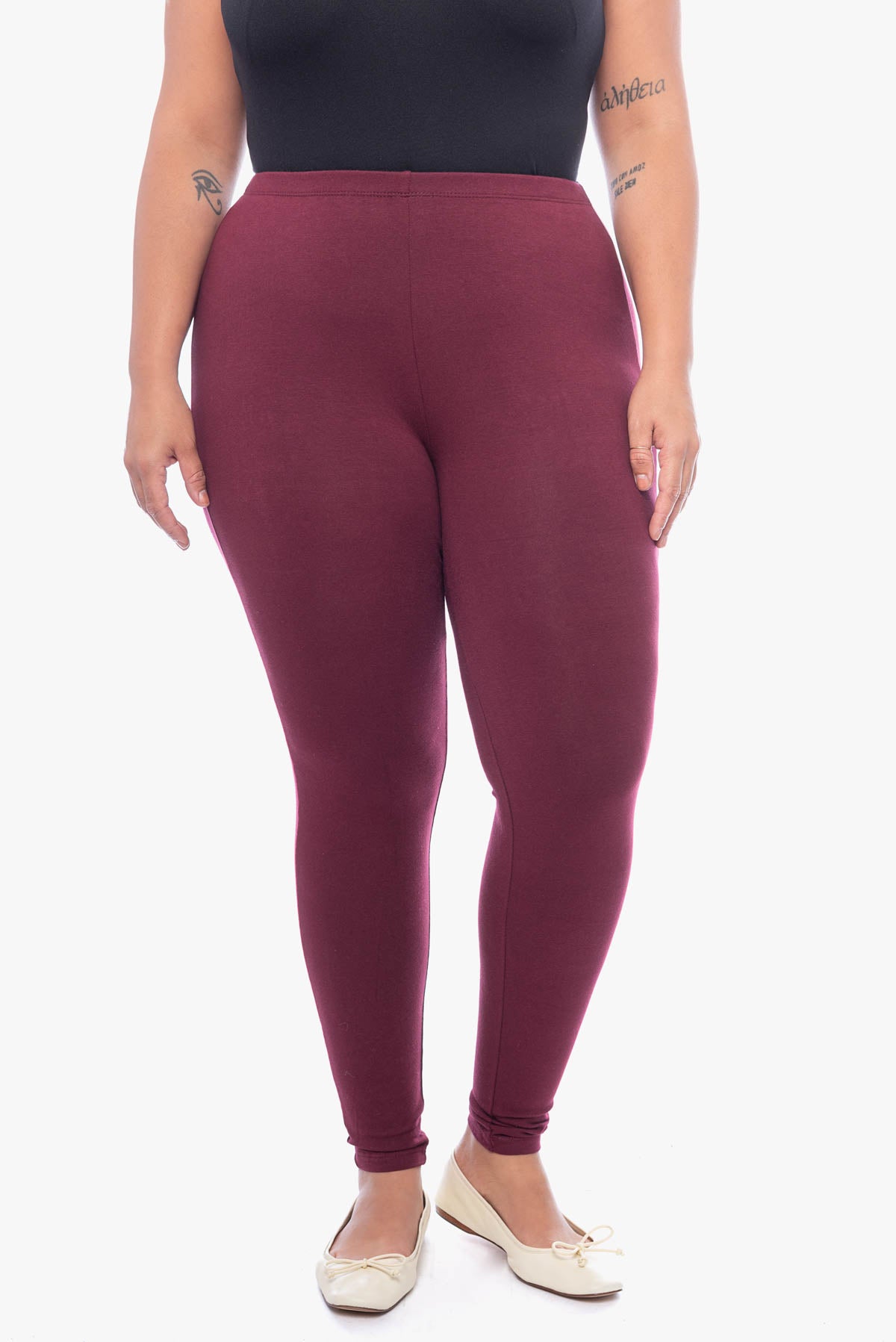 Ansley Luxe Cotton Leggings with Pockets PLUS  Leggings are not pants, Cotton  leggings, High waisted yoga leggings