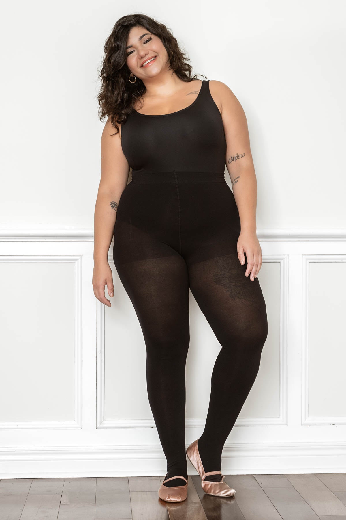 AMI thick super-stretchy tights