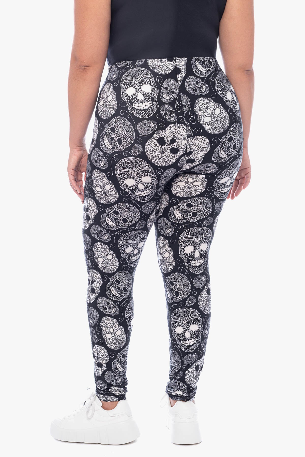 LILLY skulls printed leggings