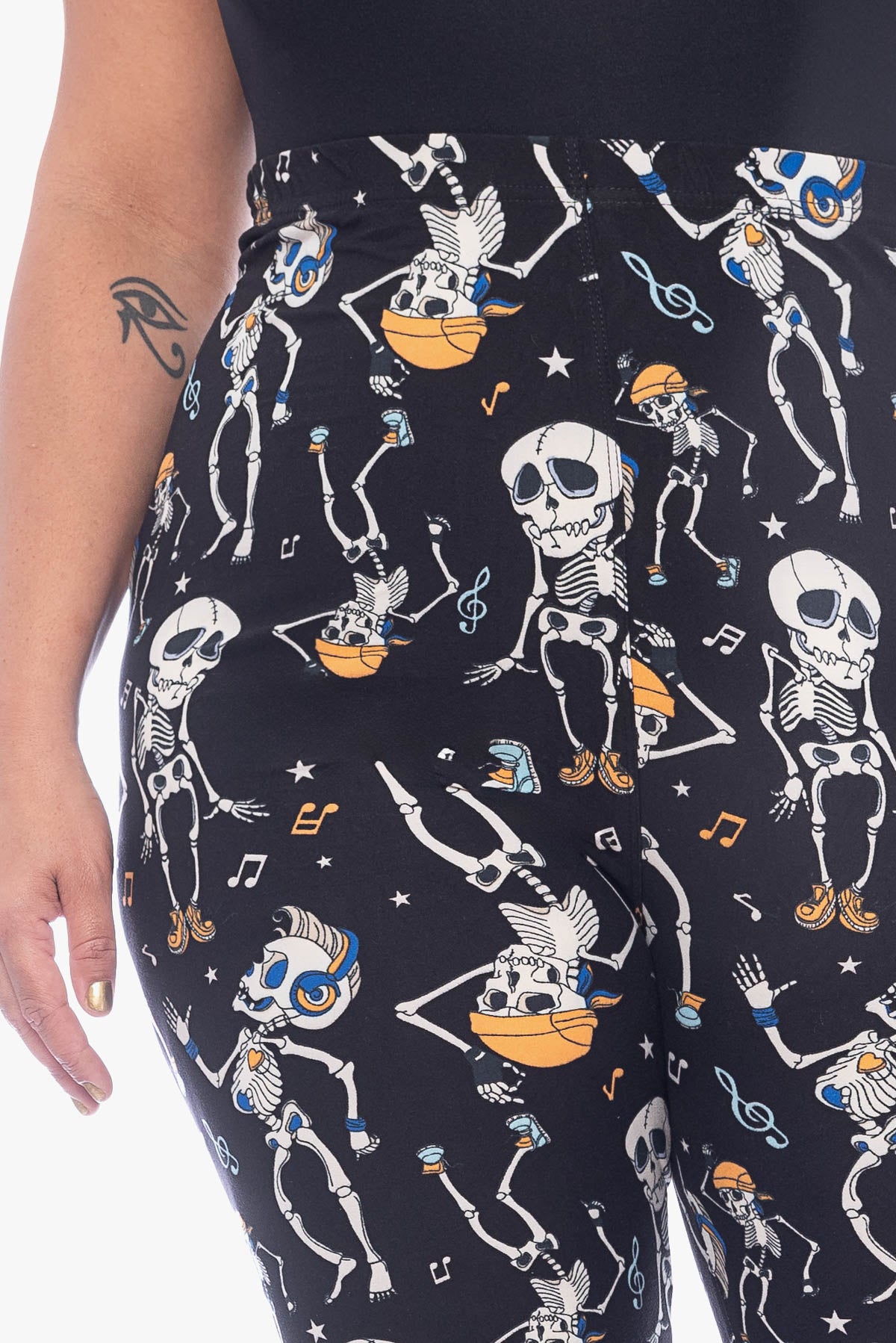 LILLY skeletons printed leggings