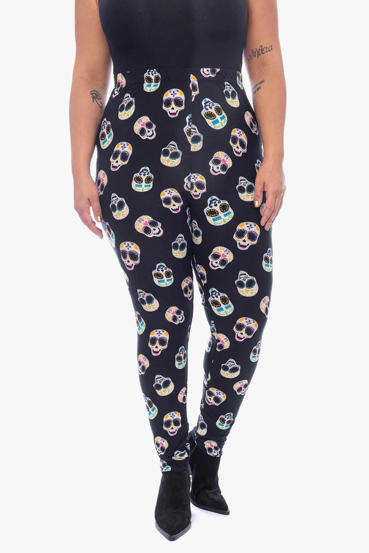 LILLY smiling skulls leggings