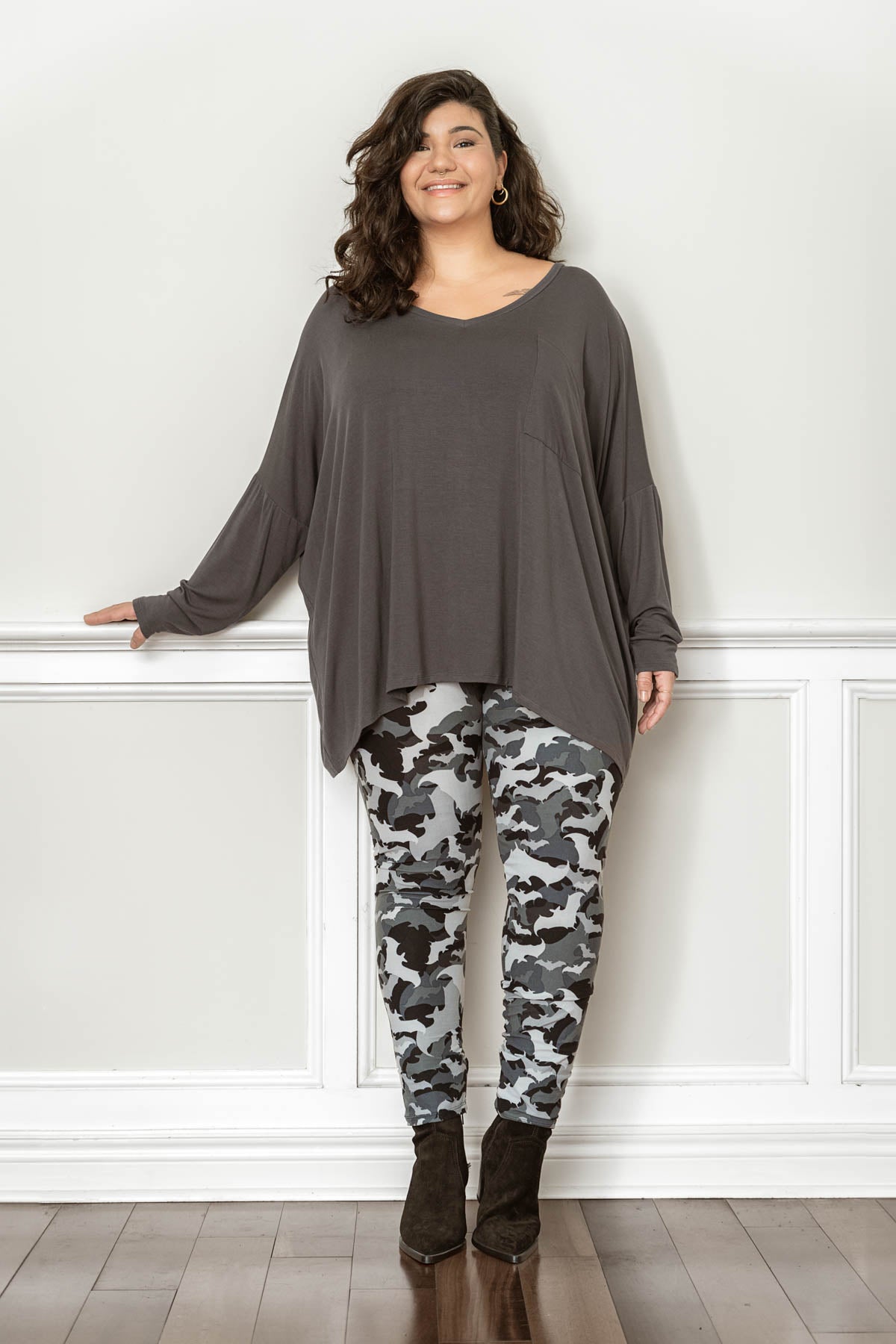 LILLY grey bats leggings