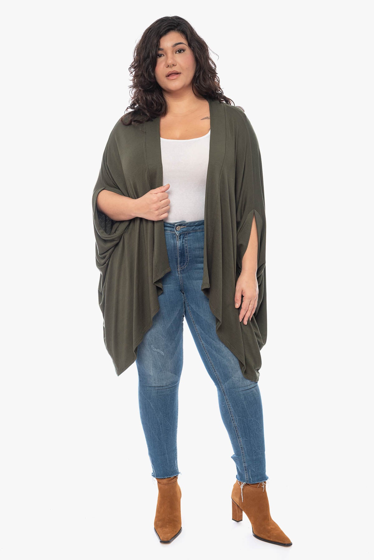 SERENA french terry cardigan