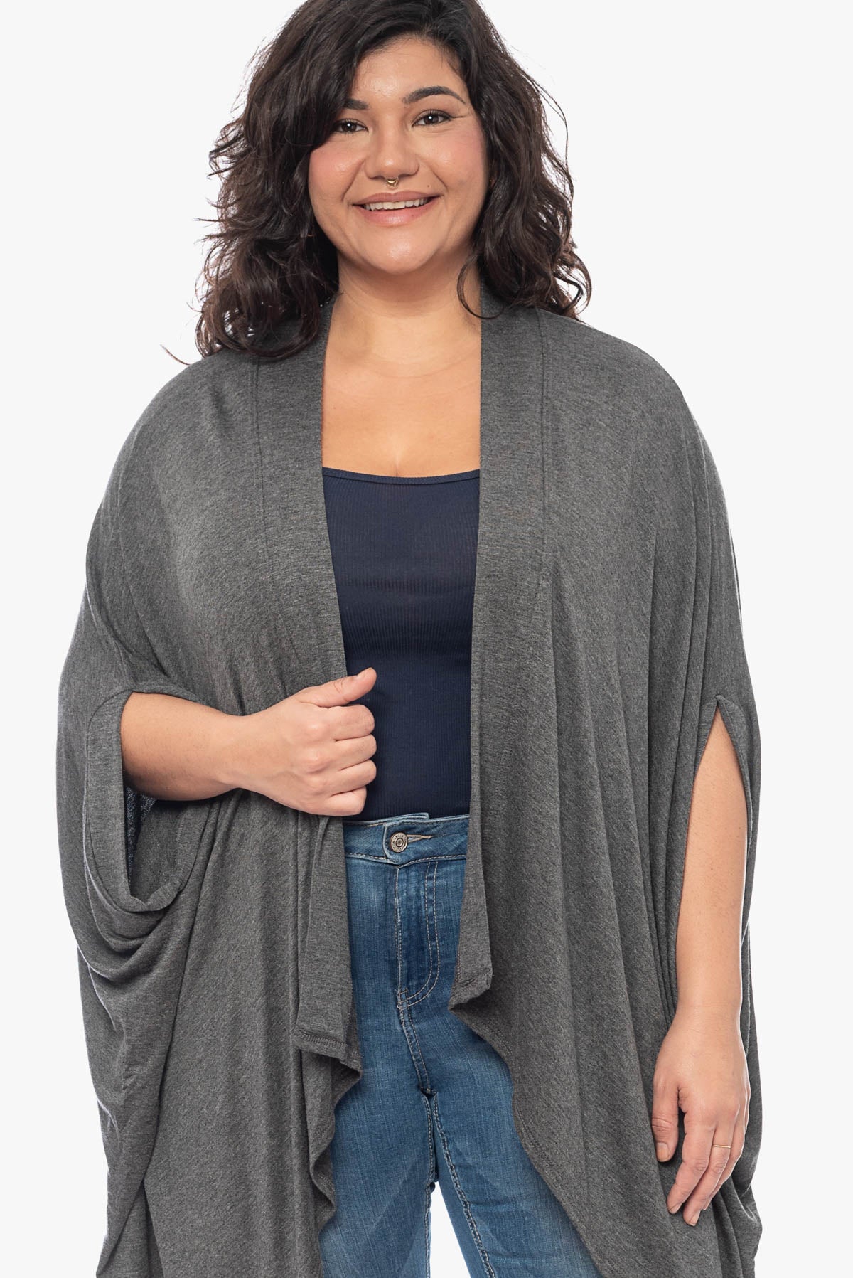SERENA french terry cardigan