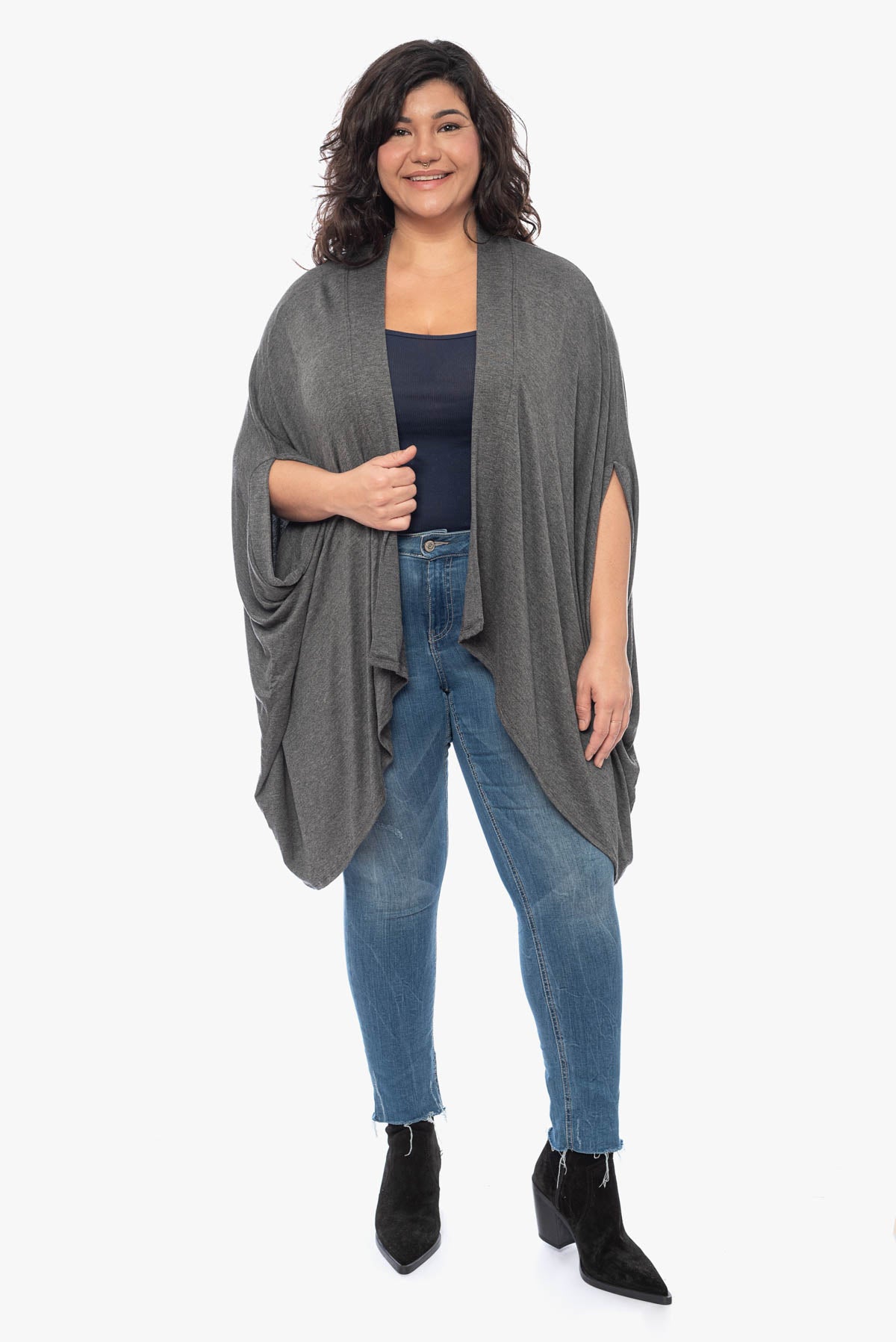 SERENA french terry cardigan