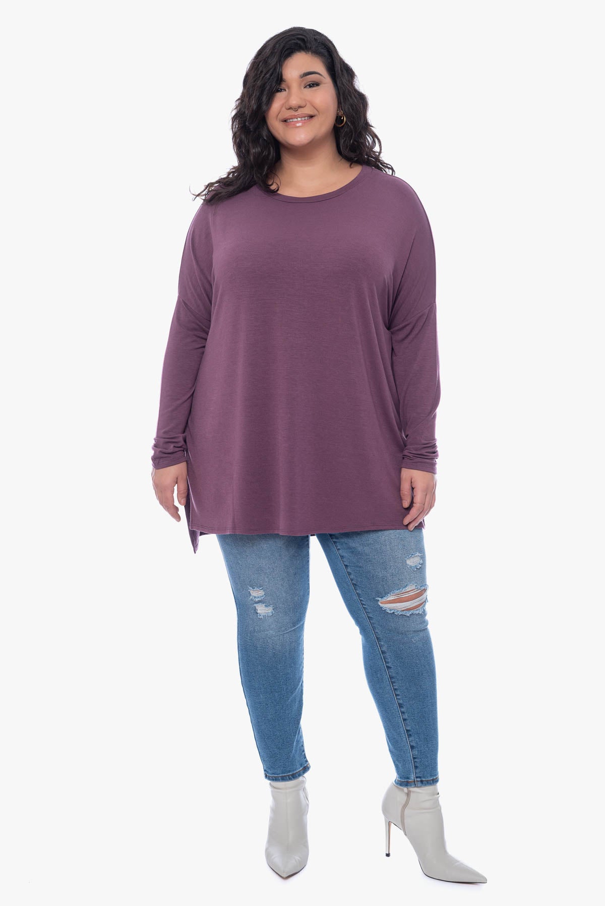 ANNIE R comfy tunic top