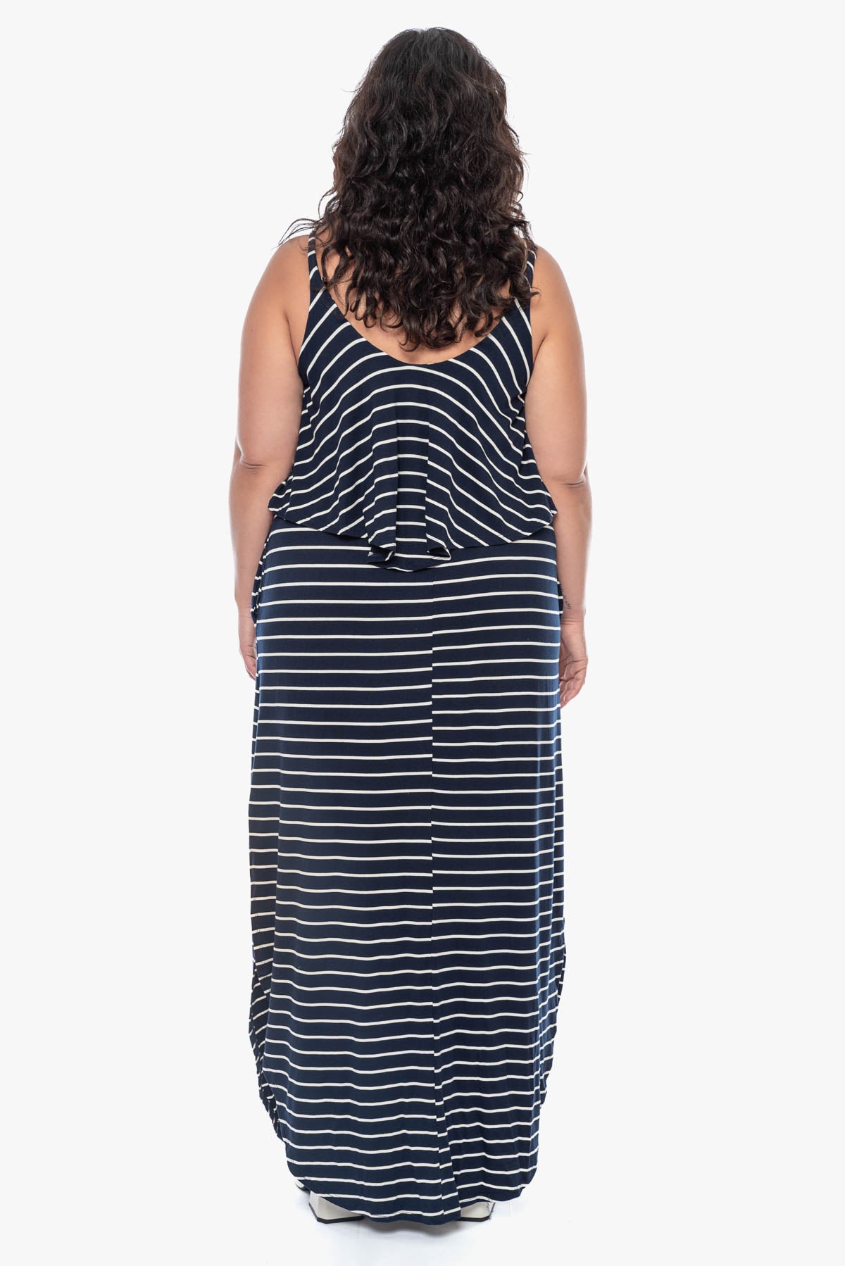 JOLENE striped maxi dress