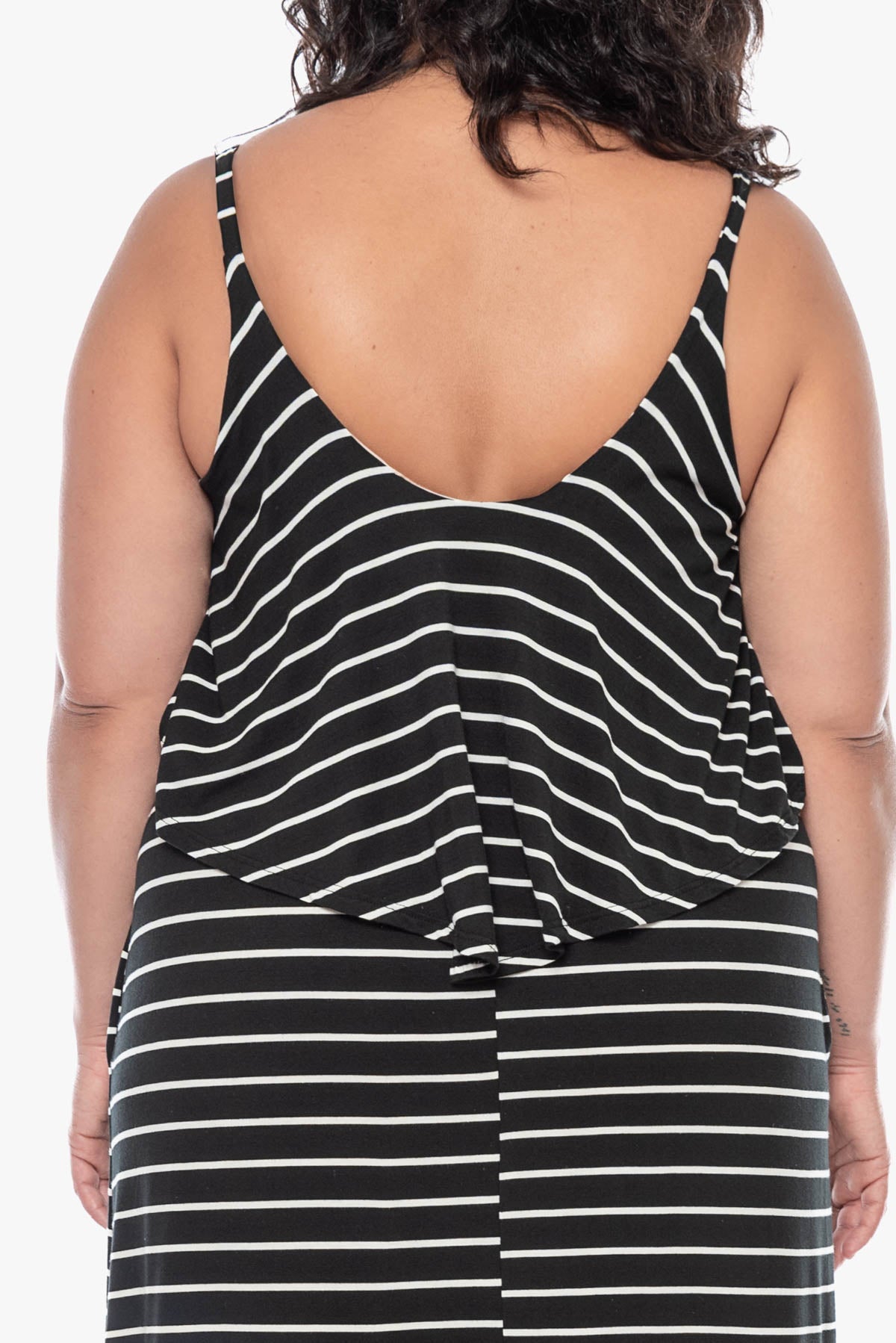JOLENE striped maxi dress