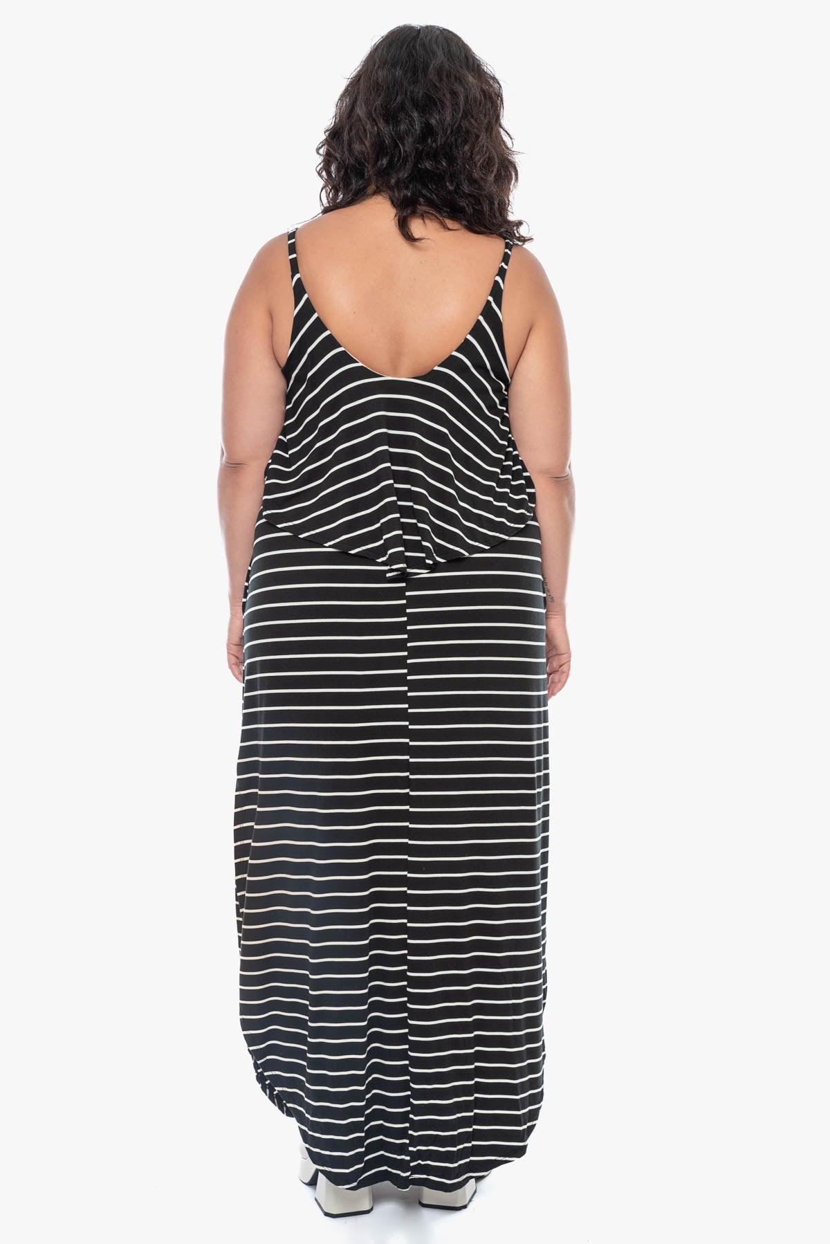 JOLENE striped maxi dress