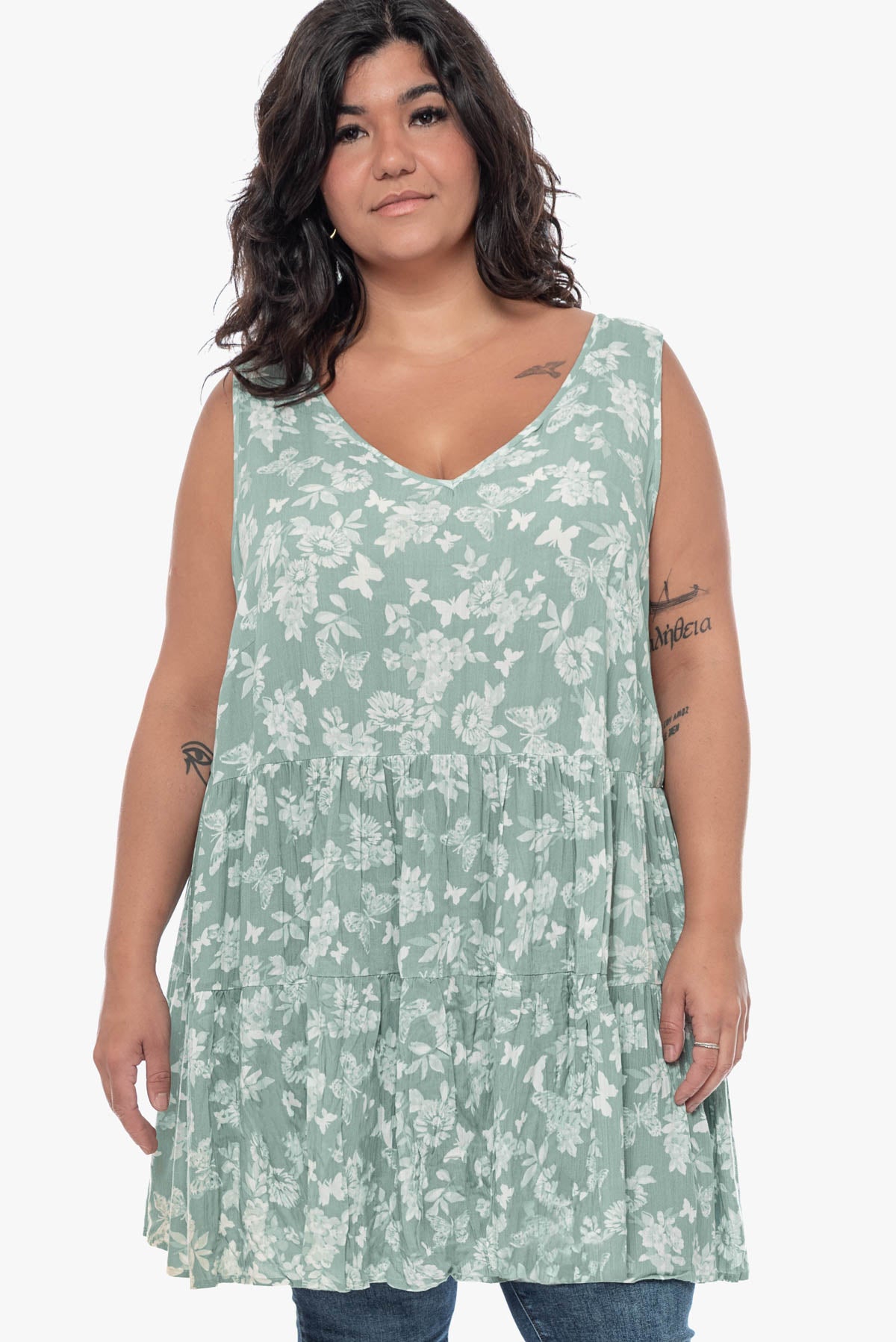 JANIS printed tank-top